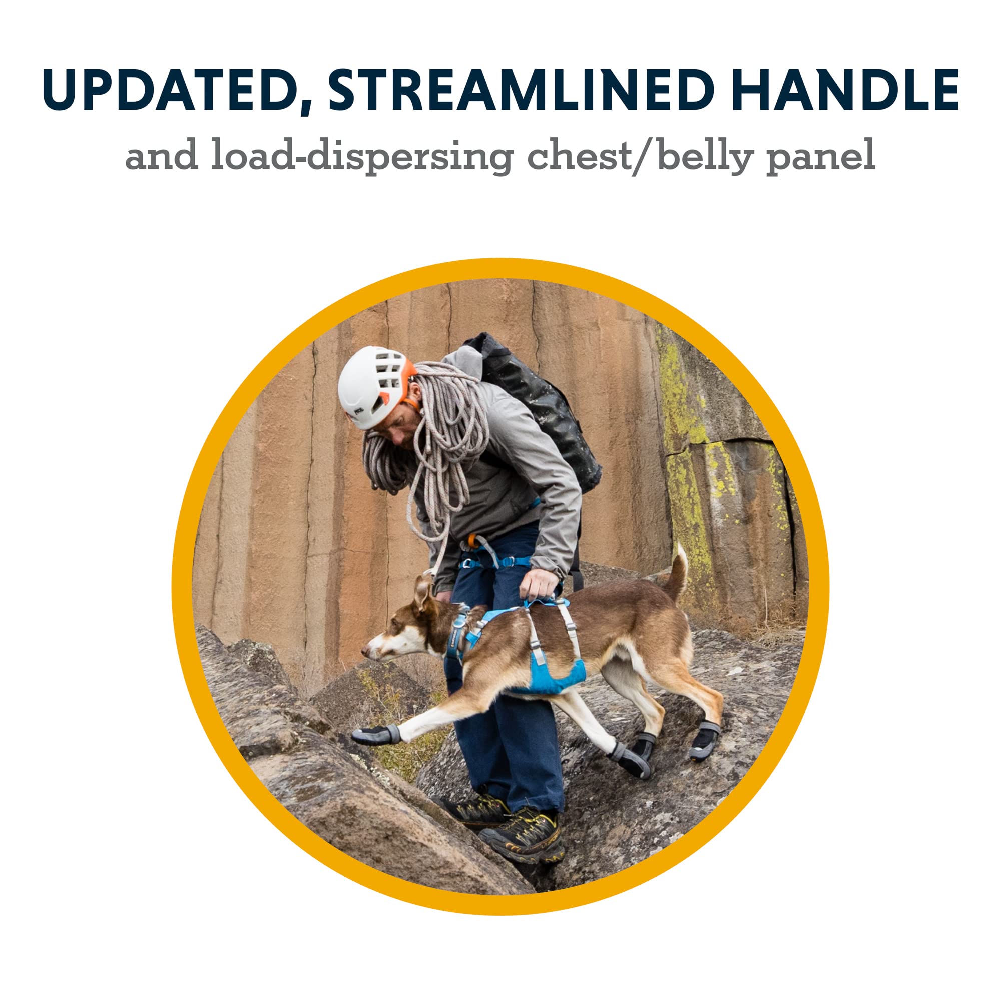 Ruffwear, Flagline Dog Harness, Lightweight Lift-And-Assist Harness With Padded Handle, Lichen Green, Medium