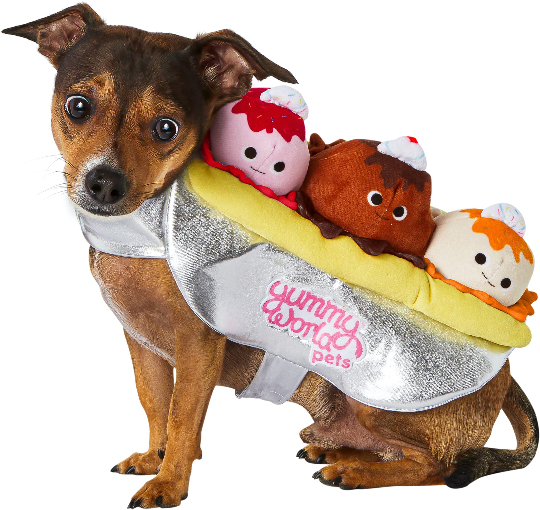 Rubie'S Yummy World Banana Split Pet Costume, As Shown, Medium