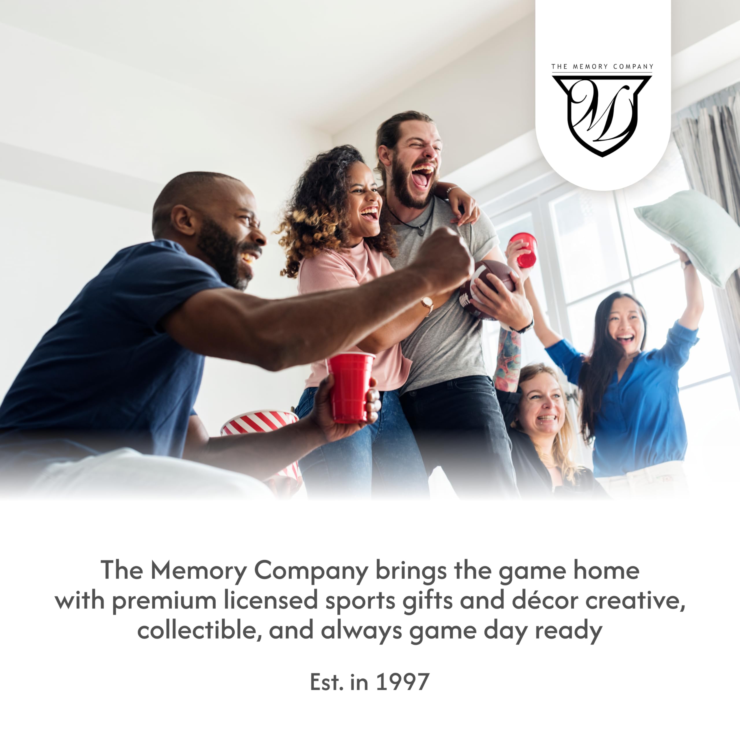 The Memory Company | Licensed NFL Treats for Team Fans Only Ceramic Pet Treat Canister,Buffalo Bills