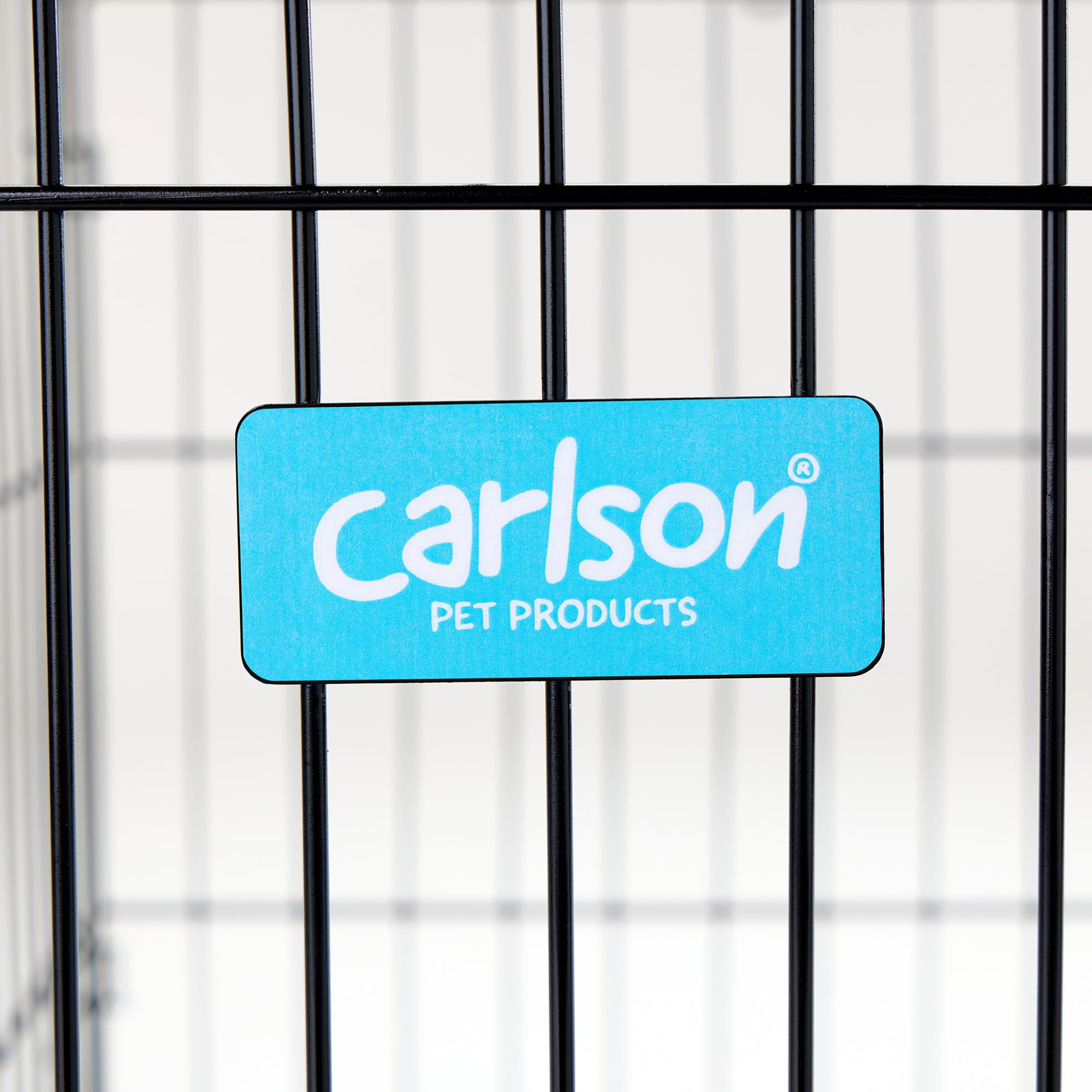 Carlson Pet Products Secure And Foldable Single Door Metal Dog Crate, Medium,Black