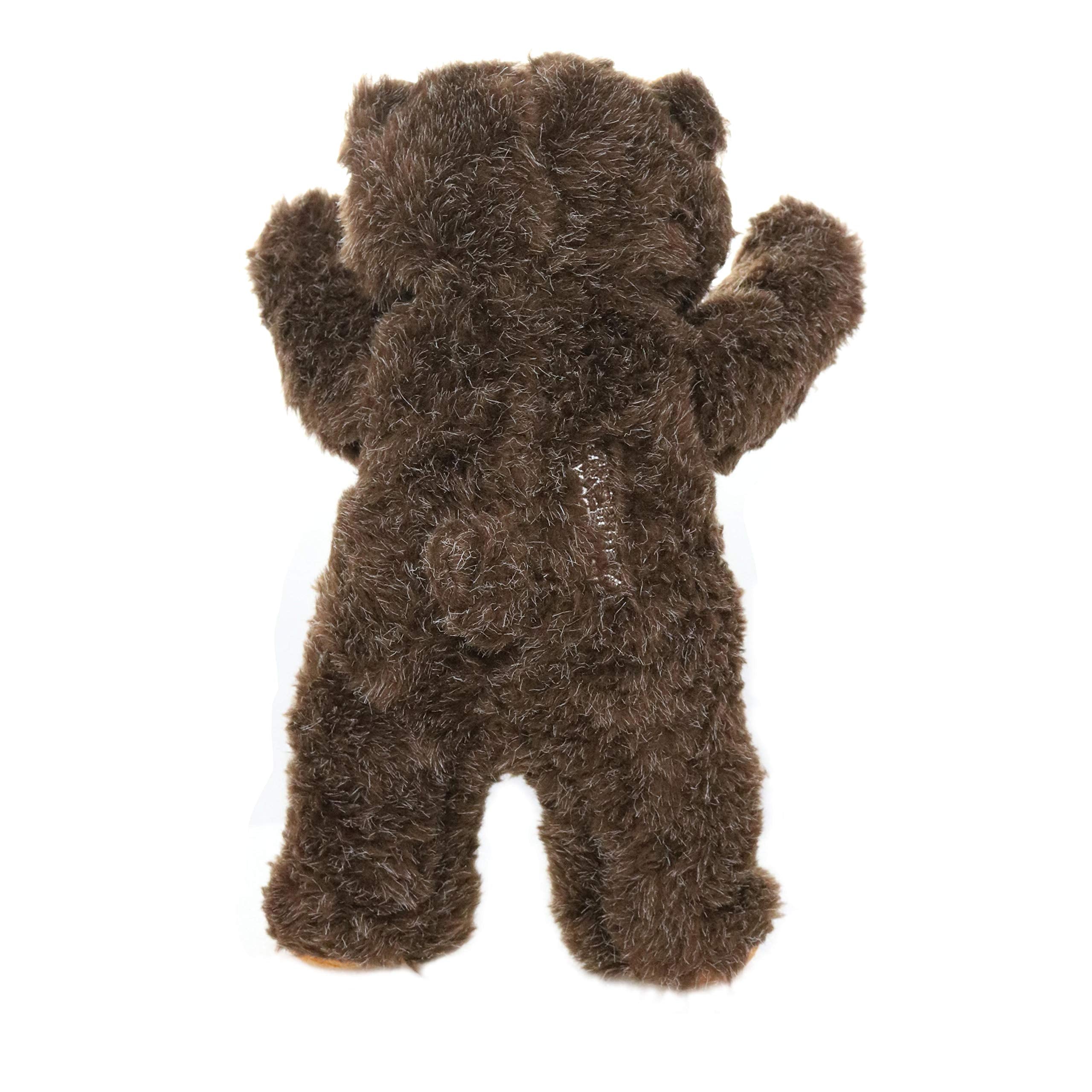 Mighty- Angry Animal Bear - Squeaker-Multiple Layers. Made Durable, Strong & Tough. Interactive Play (Tug, Toss & Fetch). Machine Washable & Floats