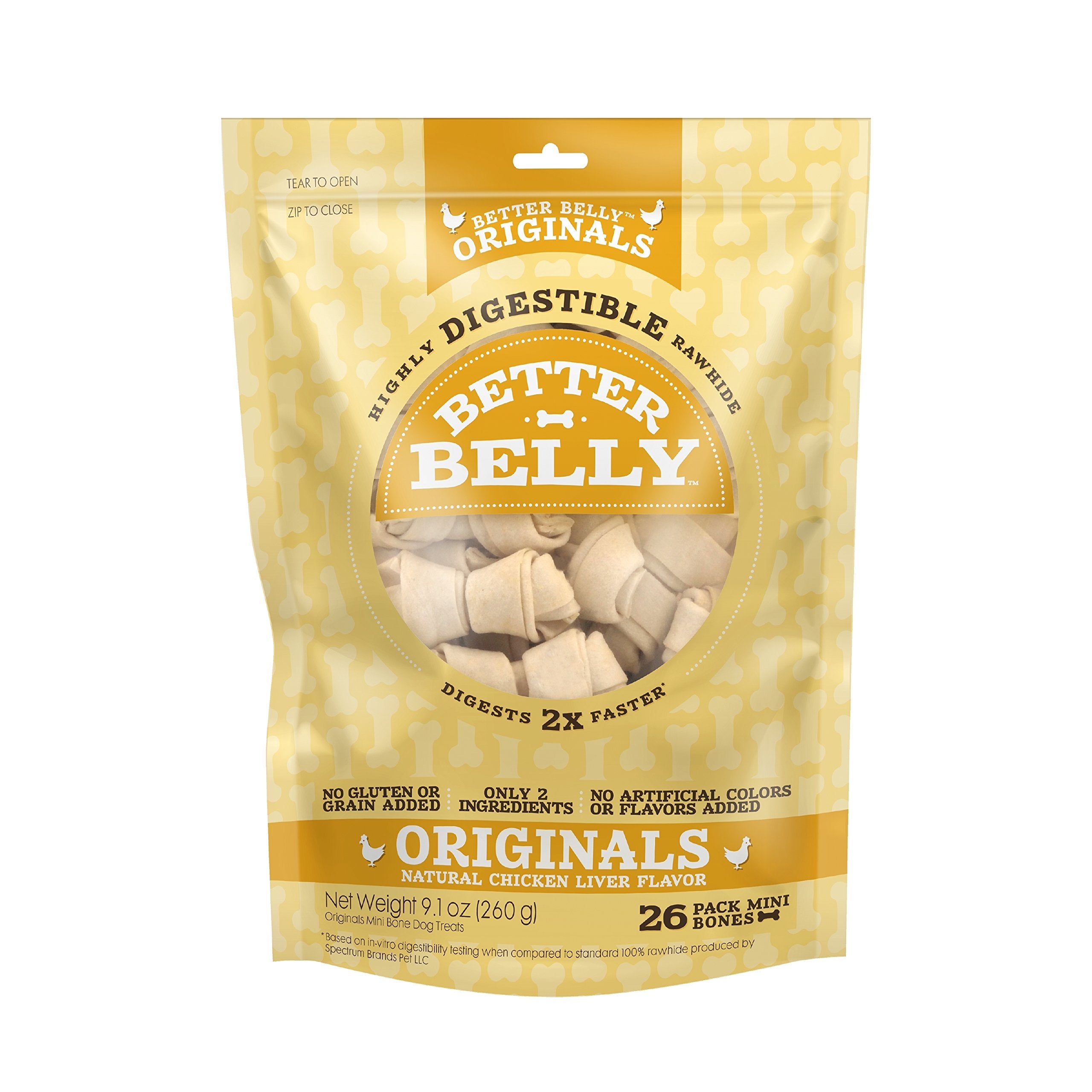 Better Belly Rolls, Great Digestible Rawhide
