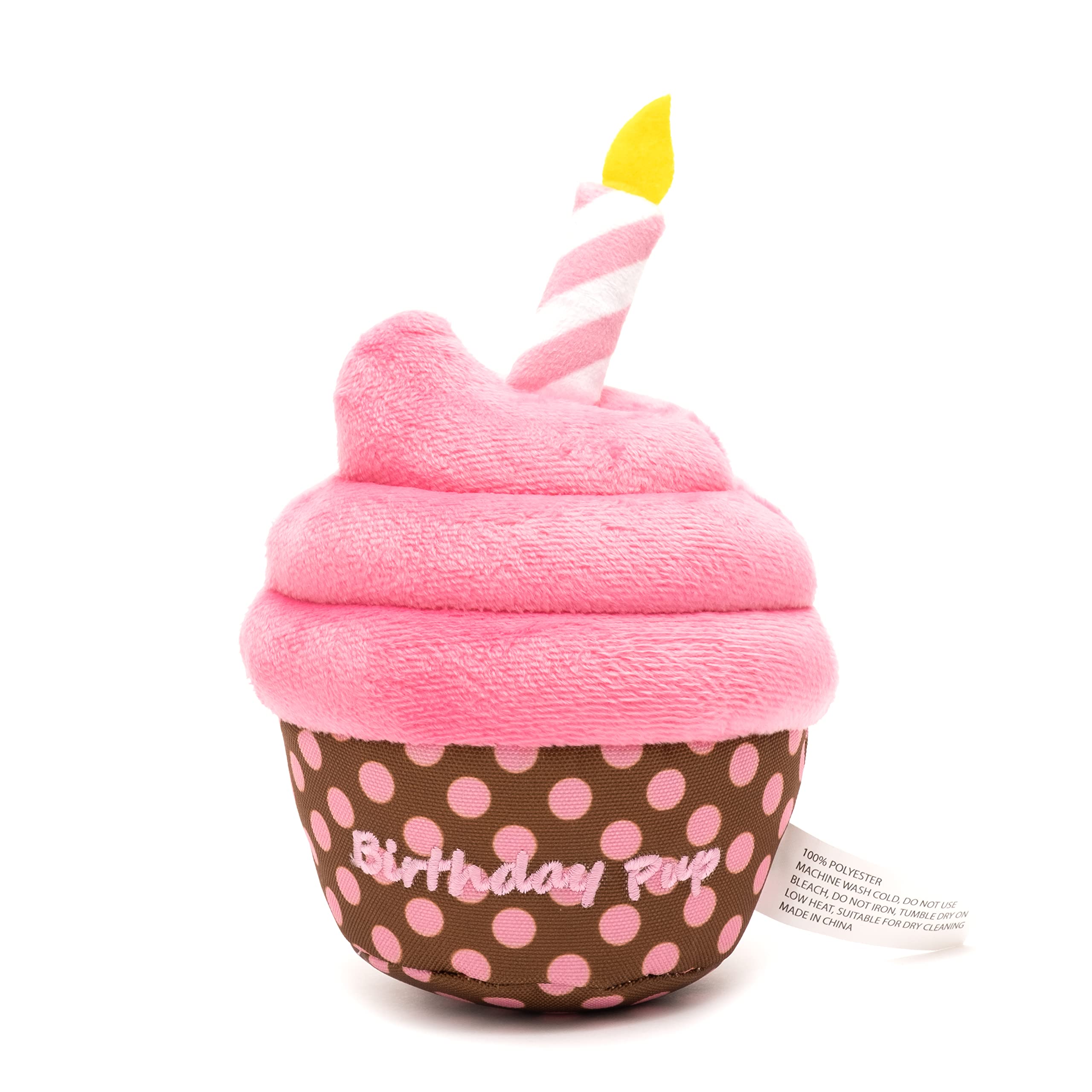 The Worthy Dog Birthday Pup Toy – Durable, Chomp-Resistant Tug & Toss Play Toy With Multiple Squeakers For Hours Of Fun For Your Dog