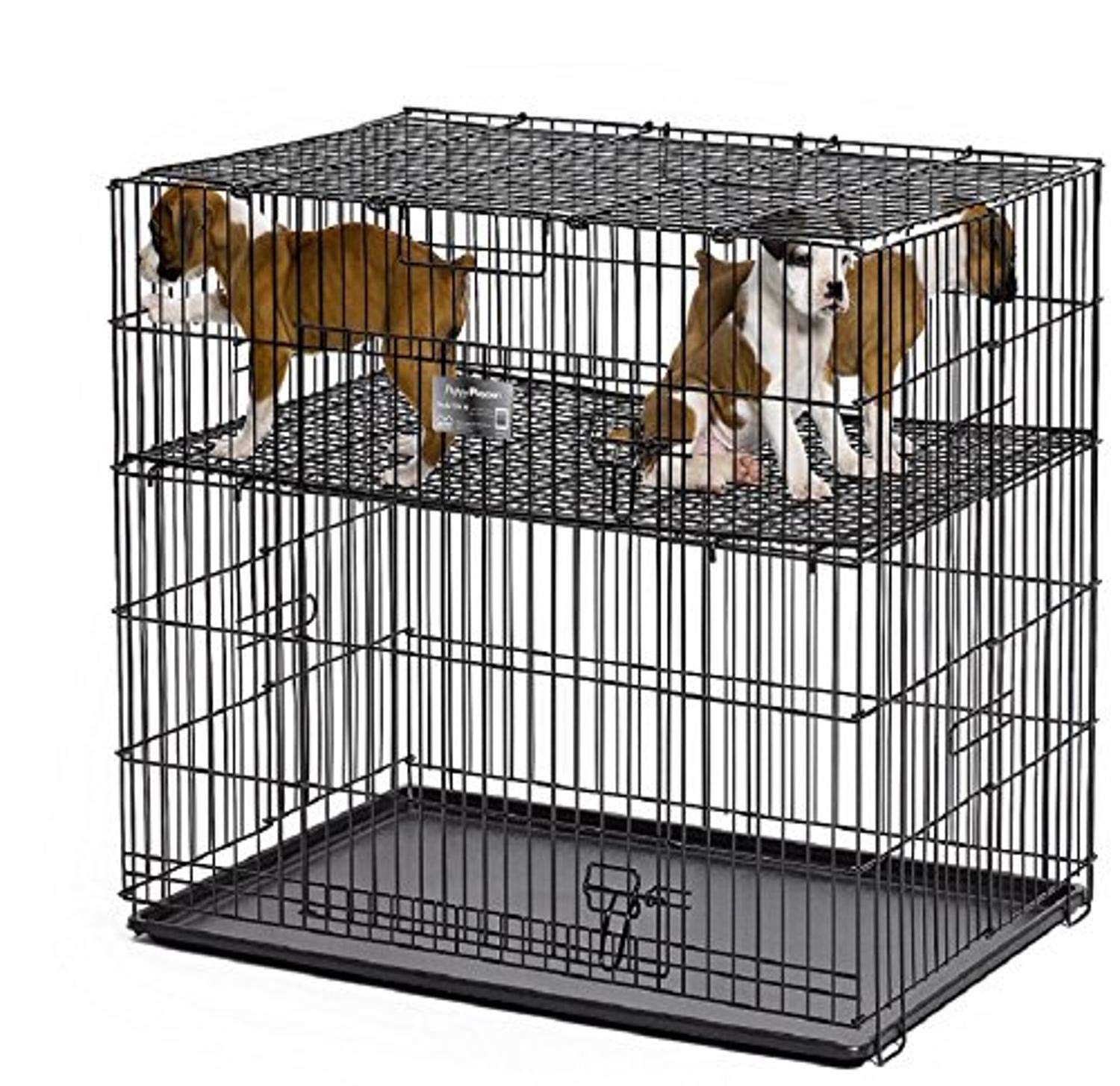 Midwest Homes For Pets Puppy Playpen Crate - 224-10 Grid & Pan Included