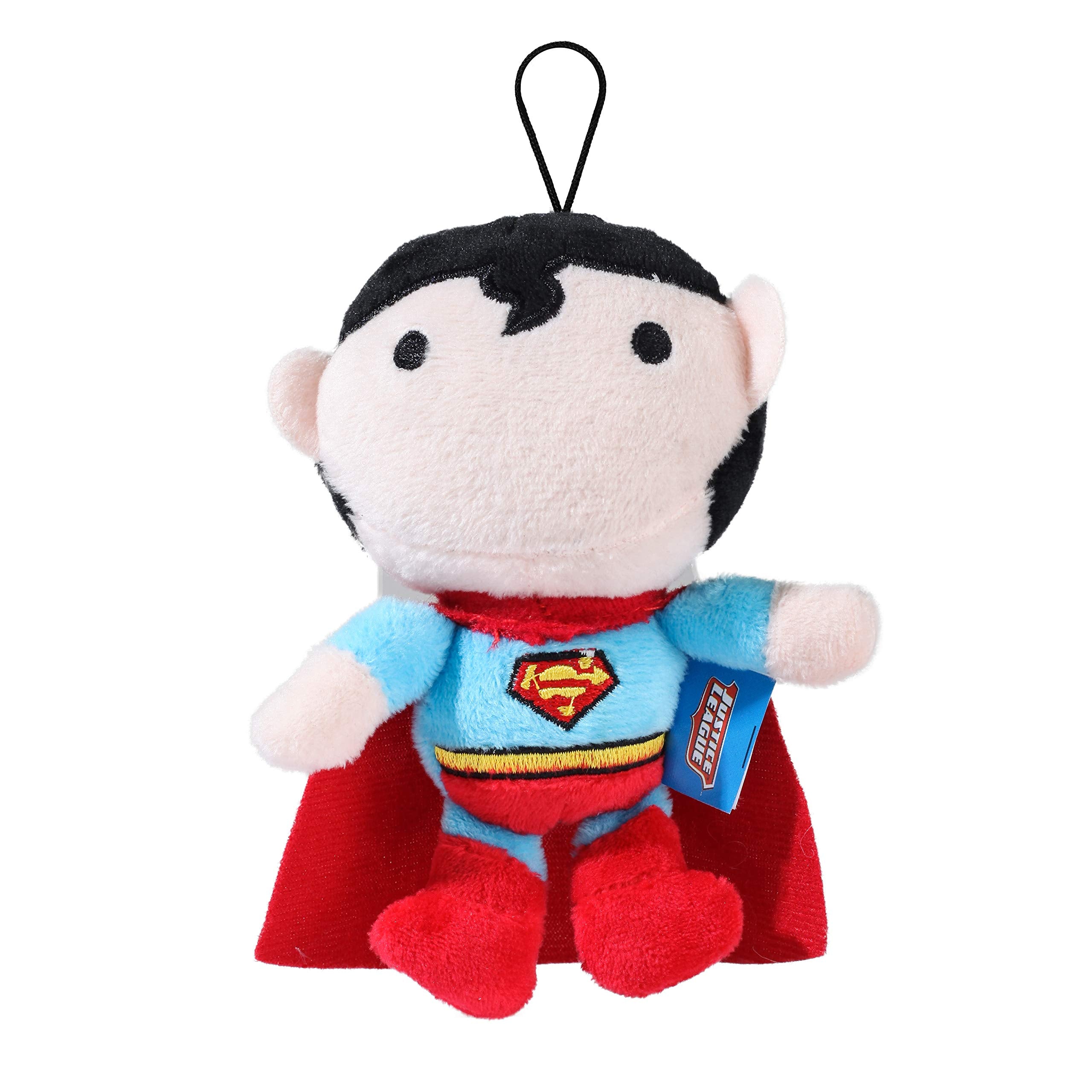 Dc Comics For Pets Superman Mini Plush Figure Dog Toy, Squeaky Plush Dog Toy For All Dogs, Soft And Adorable Toy For Dogs With Squeak Noise Maker, Cute Dog Accessories, Red, Small - 6'