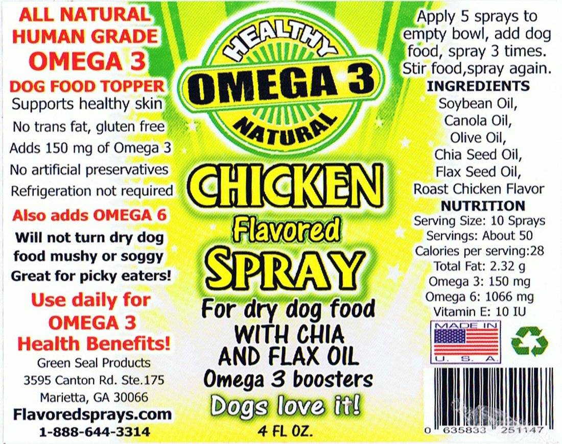 Chicken Flavor-All Natural Dog Food Topper 4 Oz