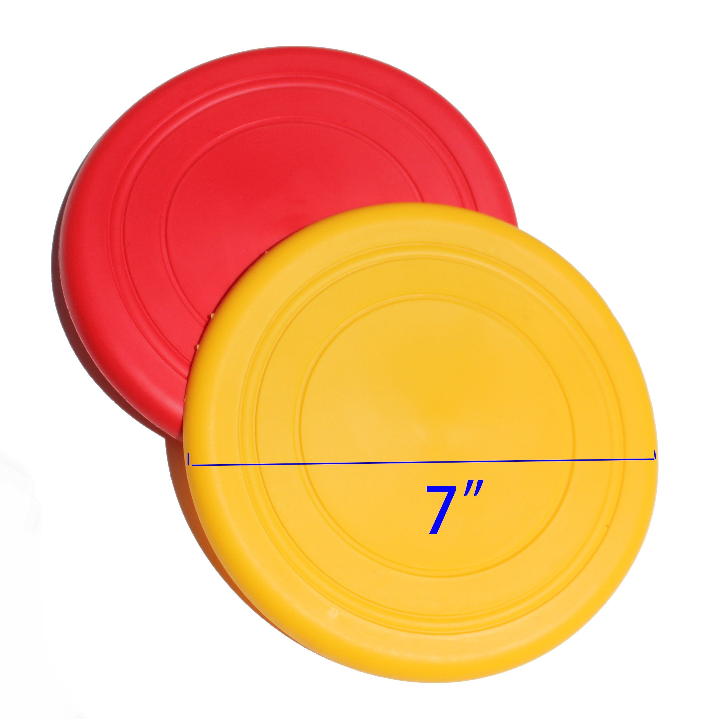 2 Pcs Flying Disk Rubber Foldable Frisbee Dog Toy Throw Fetch Training Plate Nontoxic Random Color KT00120