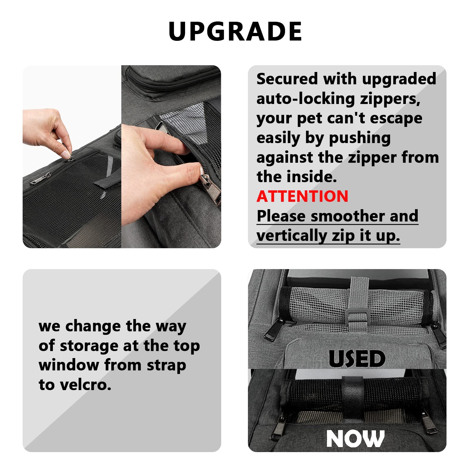 Gapzer Cat Carriers For Large Cats 20 Lbs+ Soft Pet Carrier For Small Dog/Durable 2 Kitty Travel Bag/Medium Big Cats Puppy 15 Pounds/Softside Cat Carrier Large