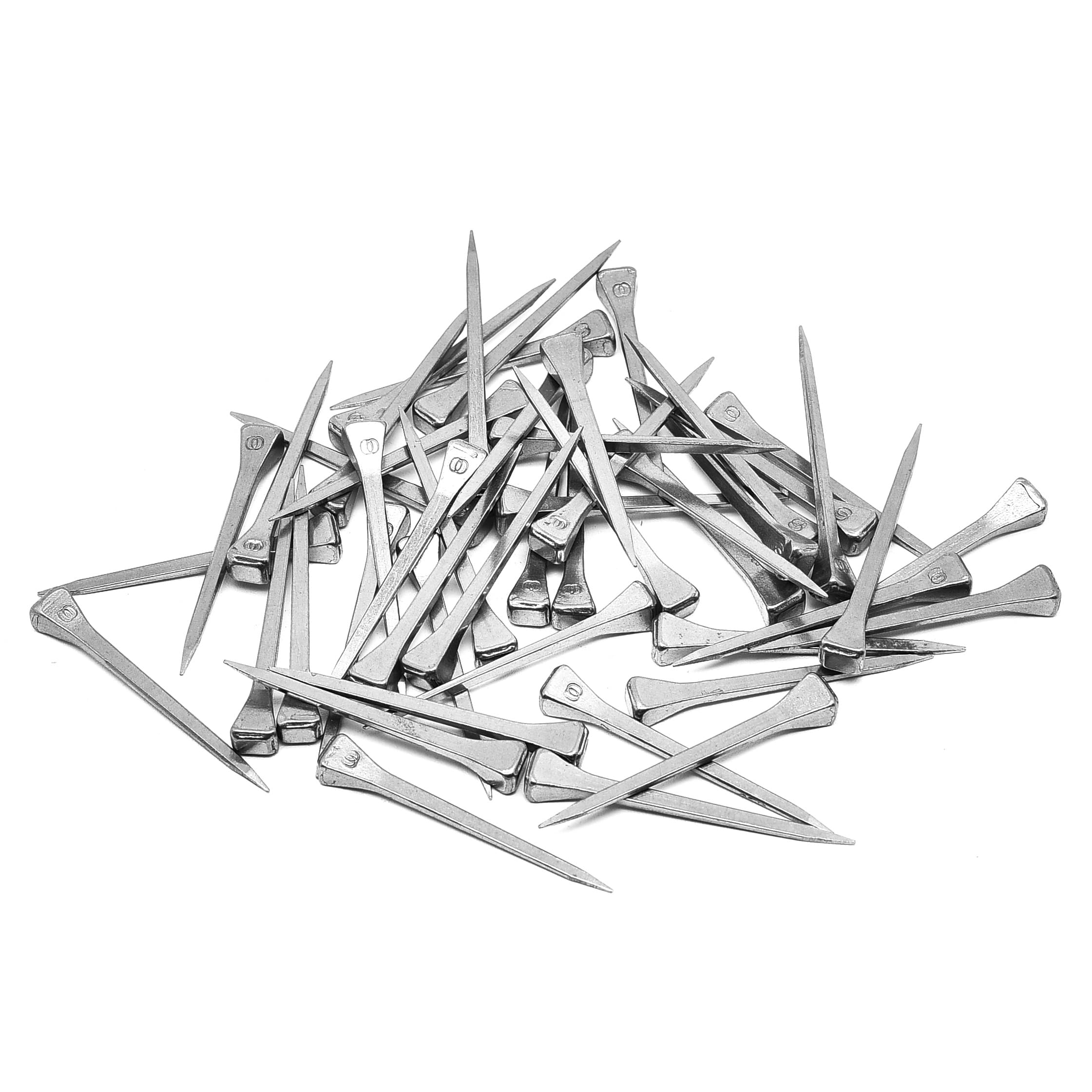 Surf Turtle E6 Horseshoe Nails 50 Pcs 2.1 Inches Low Carbon Steel Horse Hoof Nails Horse Training Supplies Tool For Securing Fir