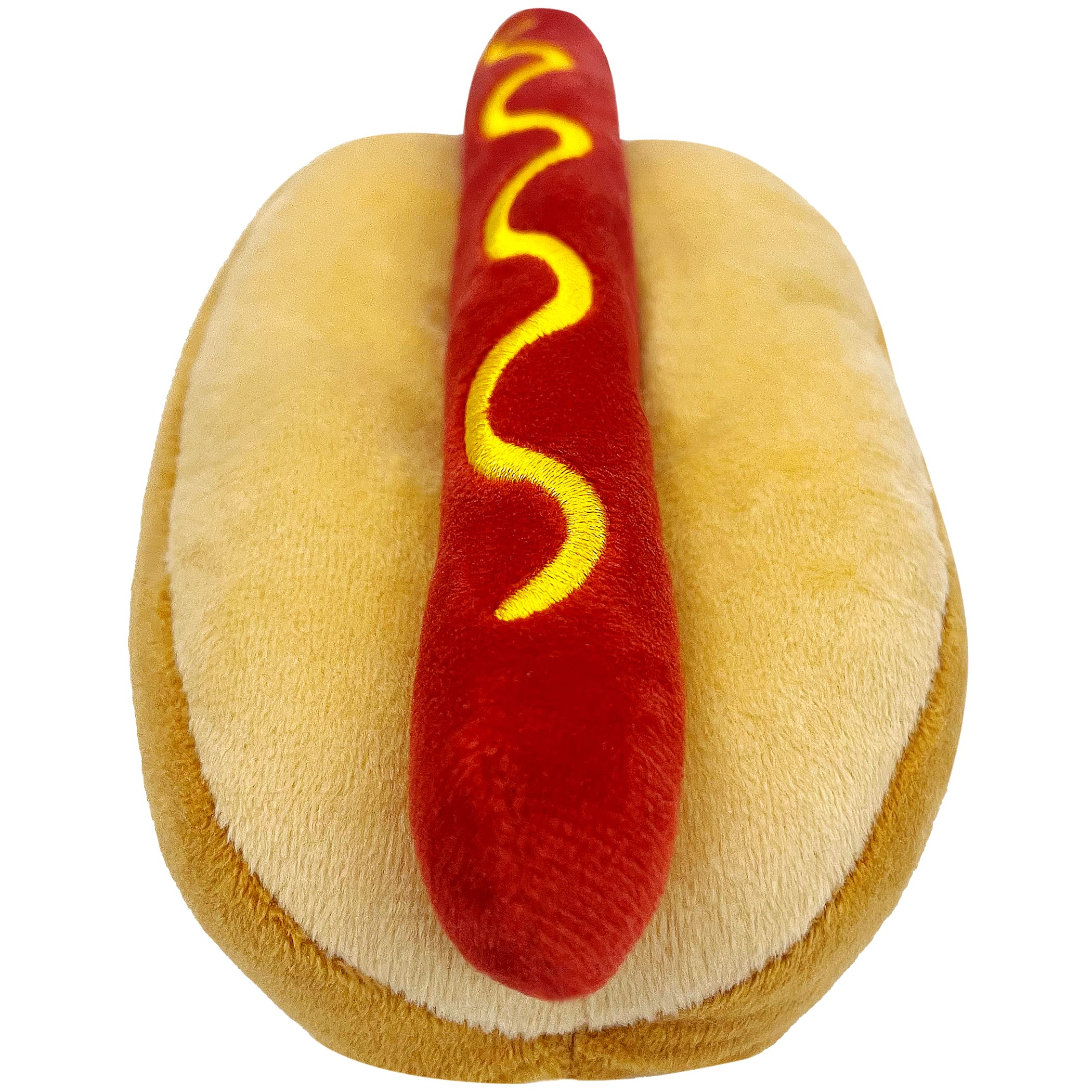 Mlb Toronto Blue Jays Plush Dog Toys - Stadium Theme Snacks - Cutest Plush Hot-Dog Toy For Dogs & Cats With Inner Squeaker & Pre