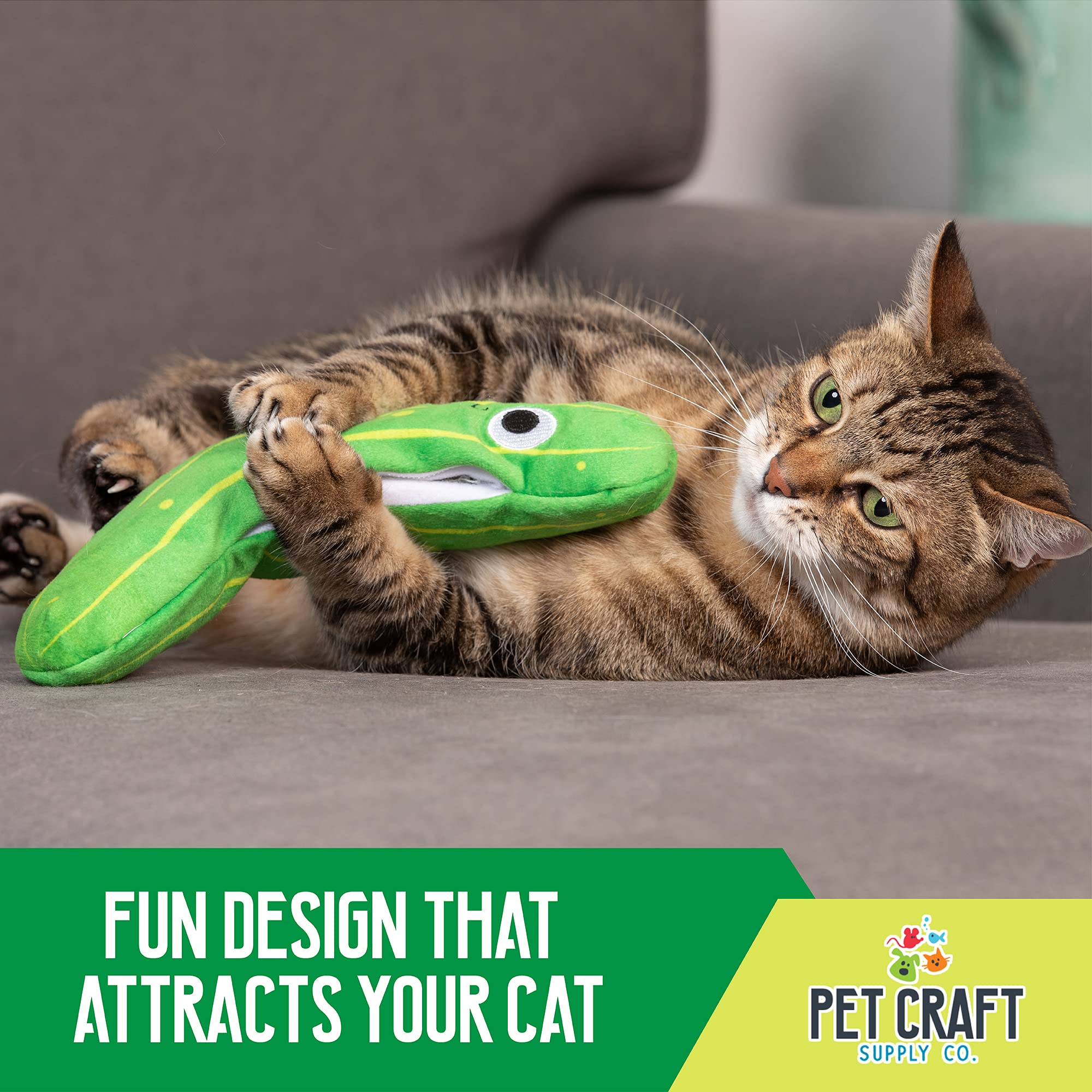 Pet Craft Supply Wiggle Pickle And Shimmy Shark Flipper Flopper Interactive Electric Realistic Flopping Wiggling Moving Fish Potent Catnip And Silvervine Cat Toy, Multi (8727)For All Breed Sizes.