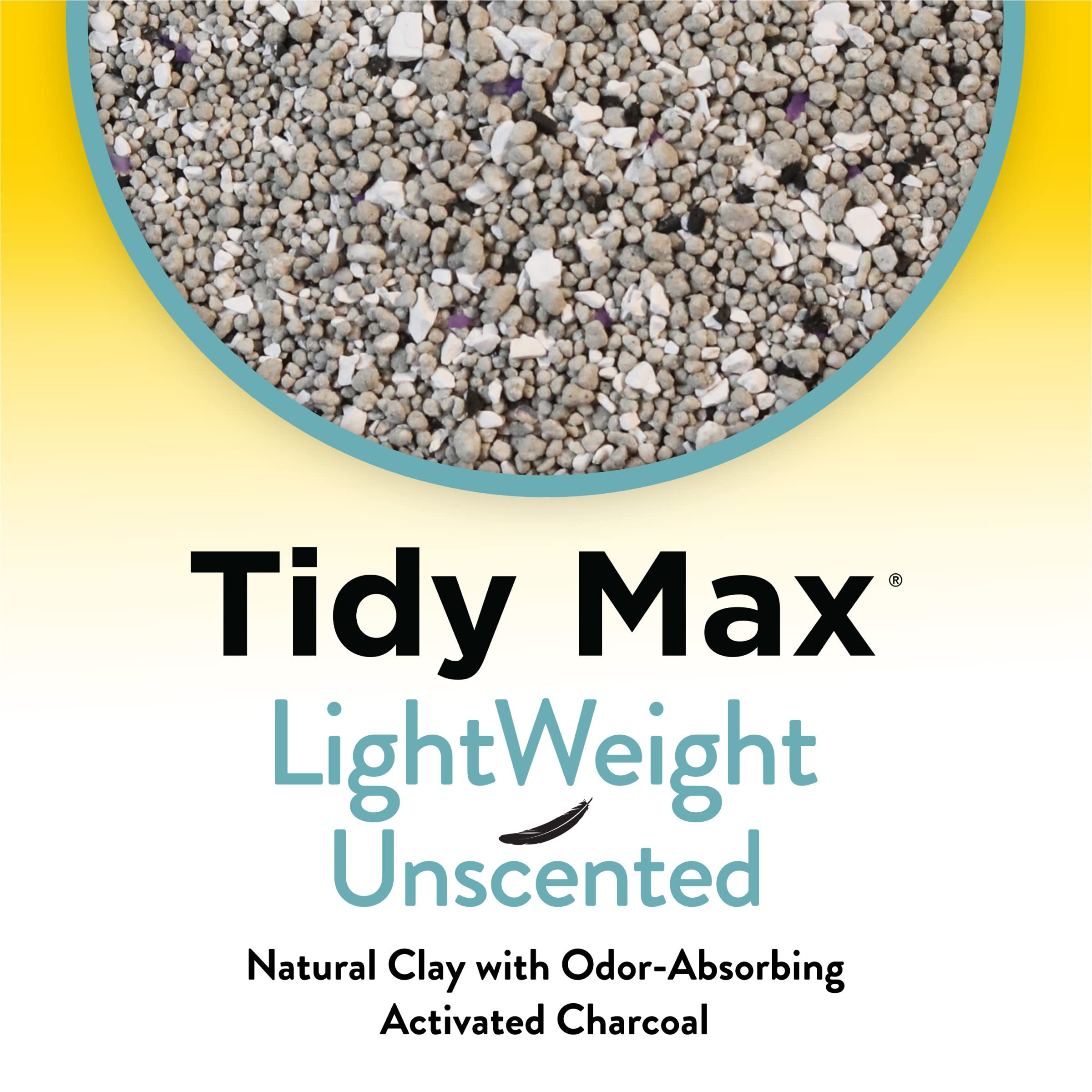 Tidy Cats Tidy Max Lightweight Unscented Cat Litter Clumping Formula - 17 Lb. Box
