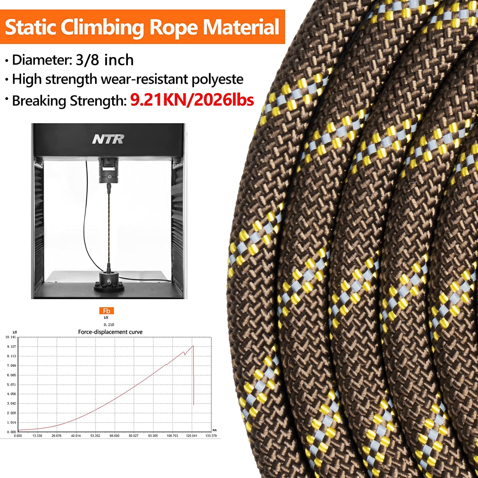 Ntr 15Ft Training Leash For Dog,Reflective Nylon Rope Leash With Swivel Lockable Hook And Comfortable Handle,Puppy Leash Lead For Small Medium Large Dogs Training,Playing,Camping,Or Backyard, Brown