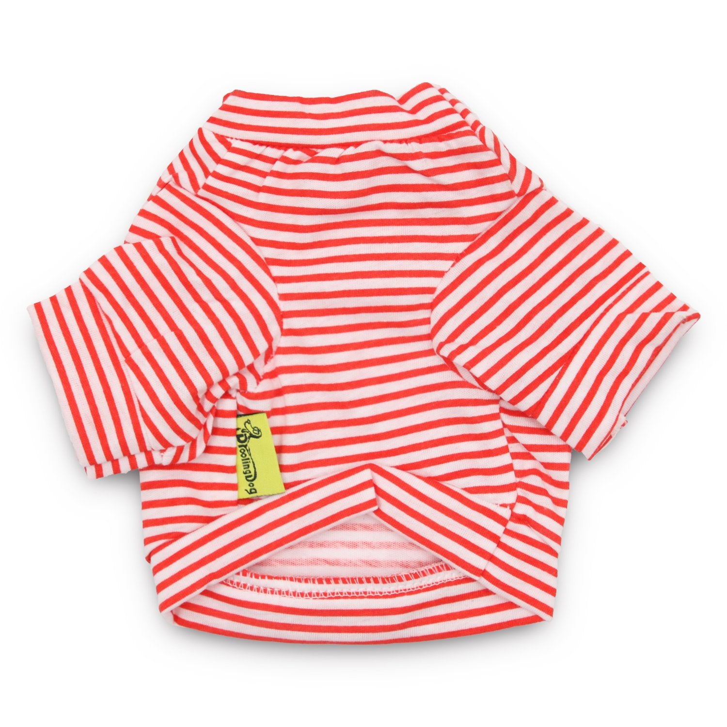Droolingdog Dog Clothes Pet Striped T-Shirt Plain Puppy Apparel For Small Dogs, Medium, Pack Of 3
