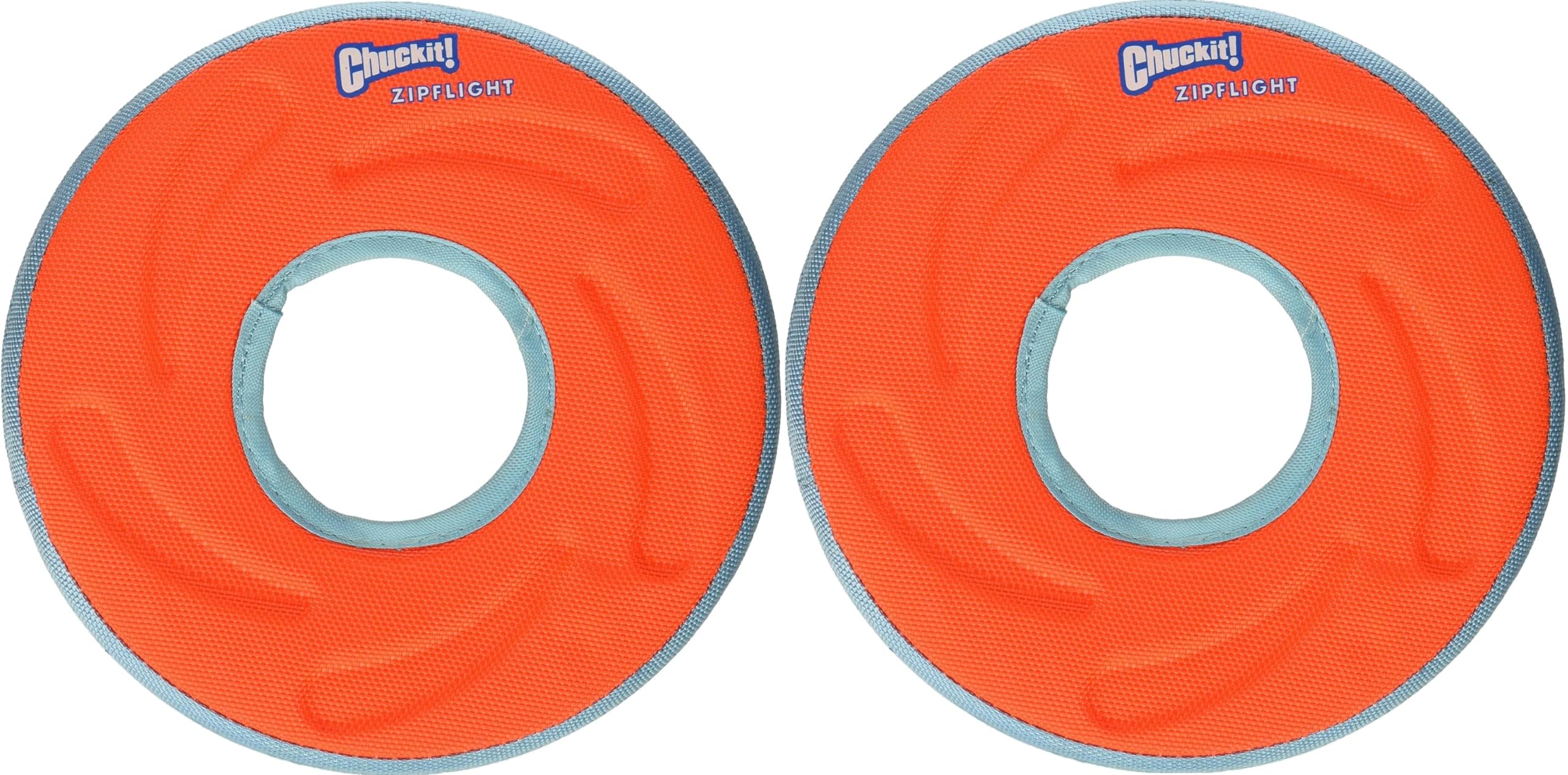 Chuckit 18100 Medium Chuckit! Zipflight Frisbee Dog Toy, Colors May Vary - Pack of 2