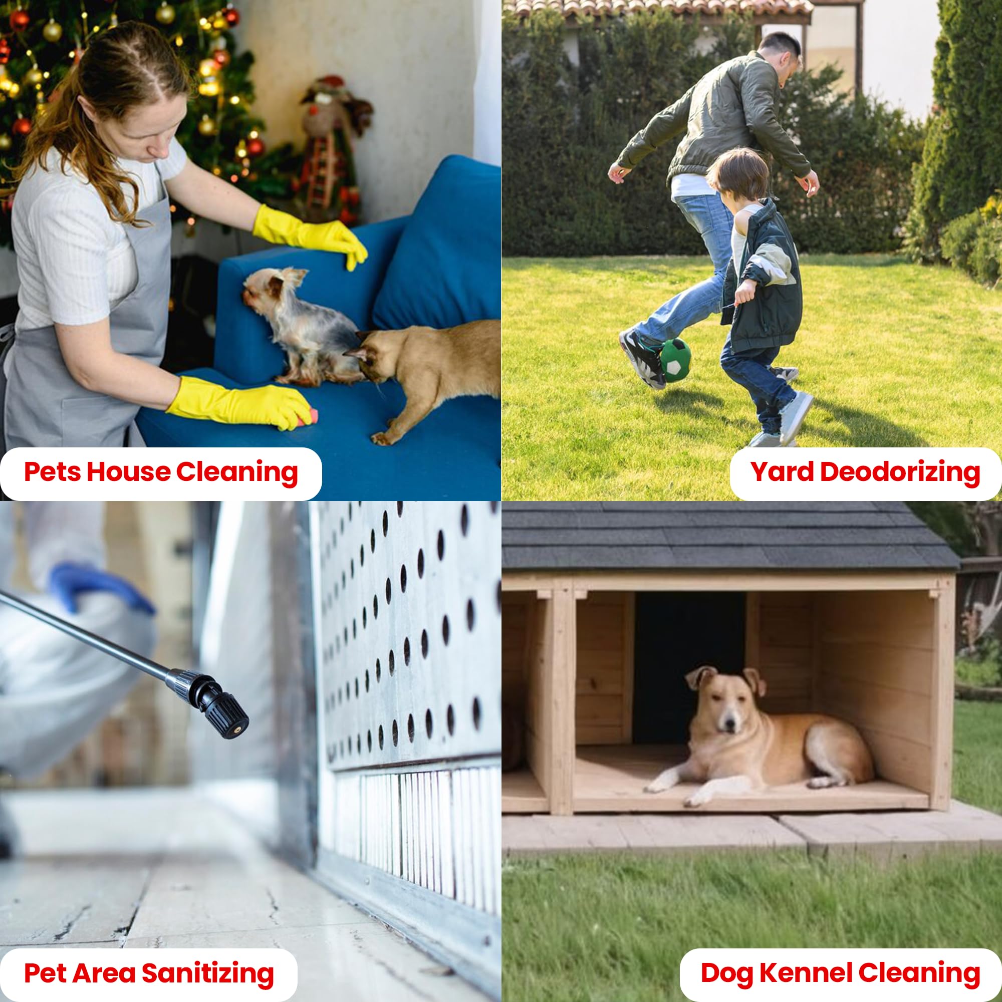 The Nature Company Kennel Klean - Dog Kennel Cleaner I 4 Gallon Mix I Natural Refresher for Dogs & Cats | Safe & Effective Clean