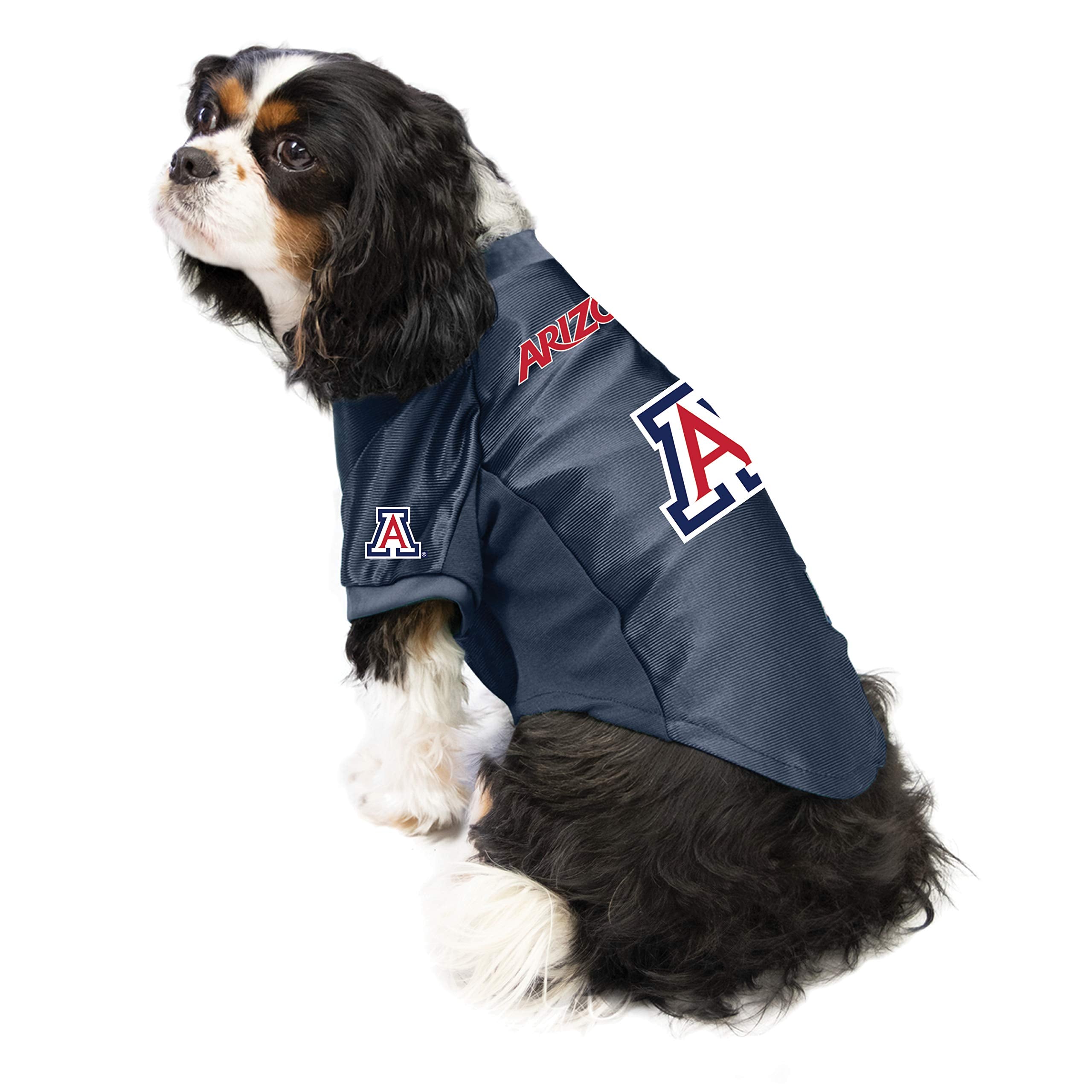 Arizona Wildcats Pet Jersey Stretch Size L - Special Order