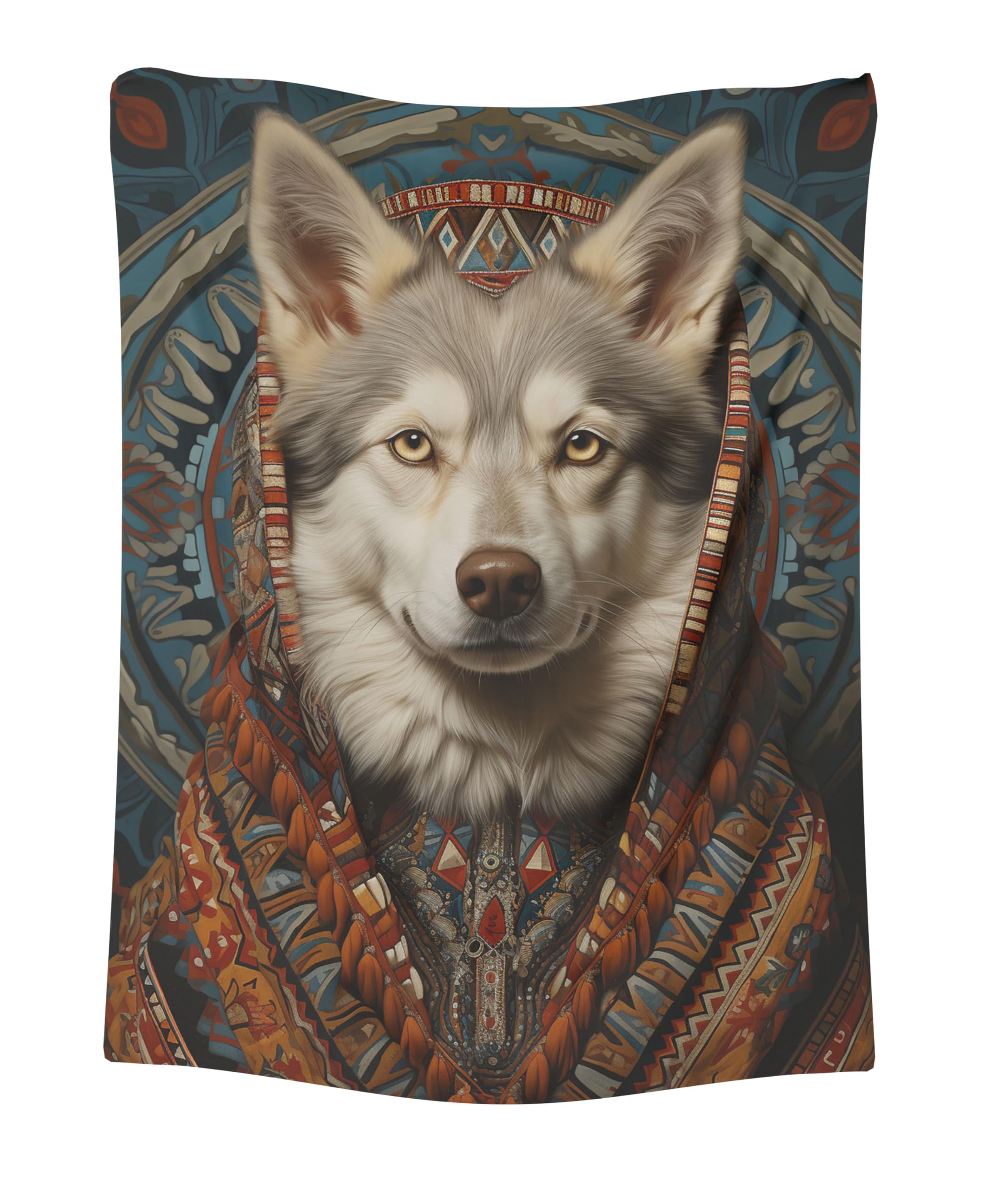 CAPITUNEISKINEPA Husky Jack Dog Blanket Gifts Light Blanket Small Blankets 30 x 40