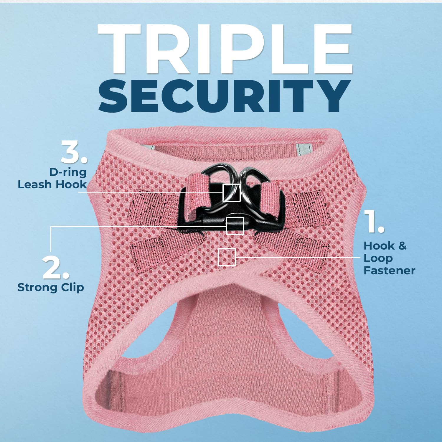 Voyager Step-In Air Cat Harness - All Weather Mesh Step In Vest Harness For Small And Medium Cats By Best Pet Supplies - Harness