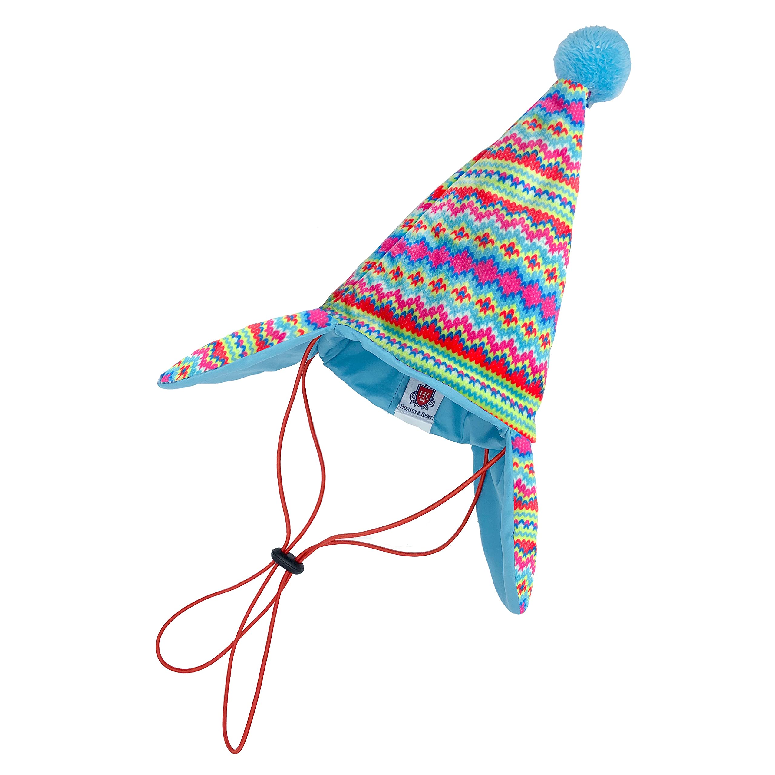 Huxley & Kent Pet Hat | Toboggan Fairisle (Large) | Fun Christmas Holiday Hat For Dogs/Cats | Cute, Comfortable And Fun | Snugfi