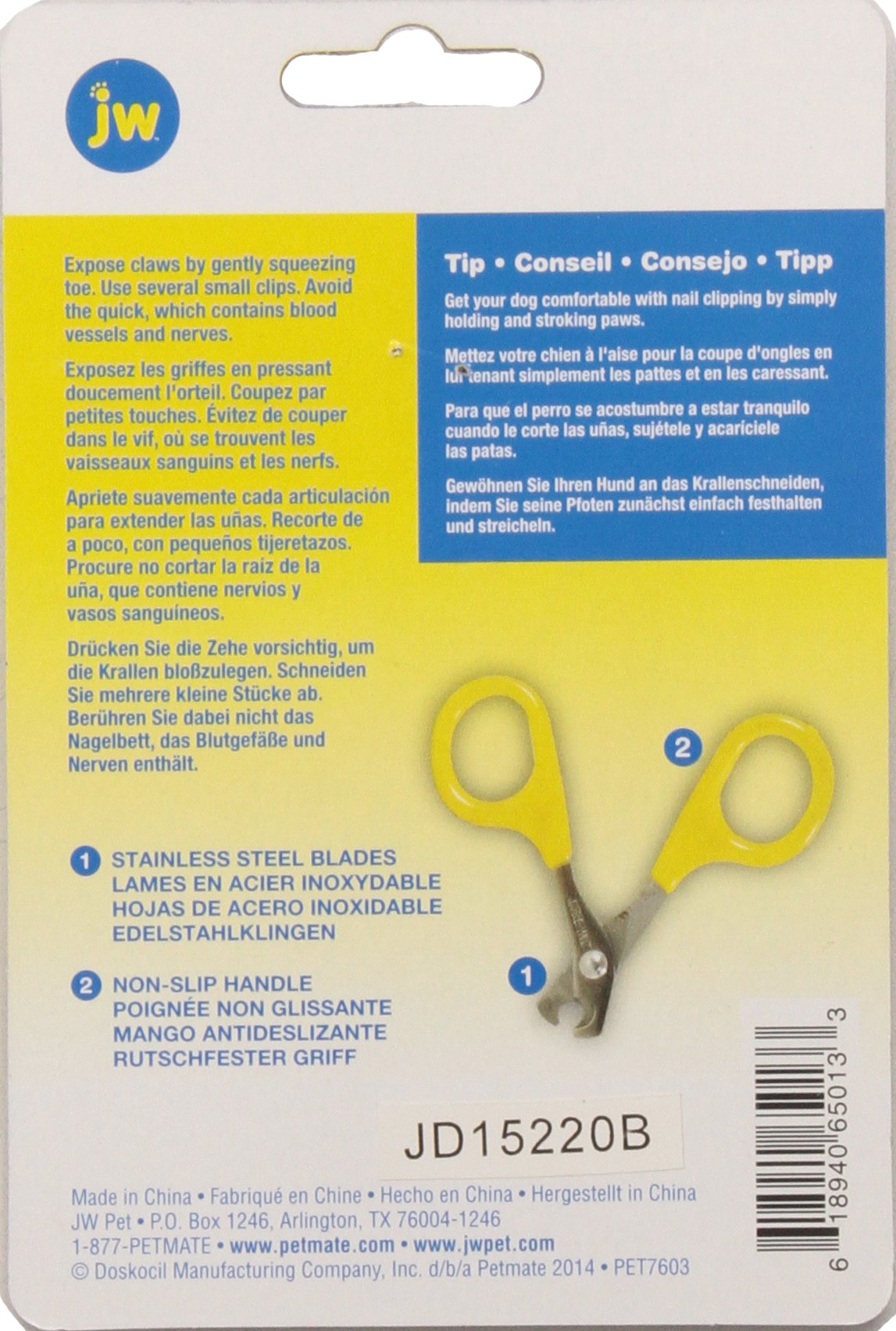 JW Pet Company GripSoft Nail Clipper for Pets, Small