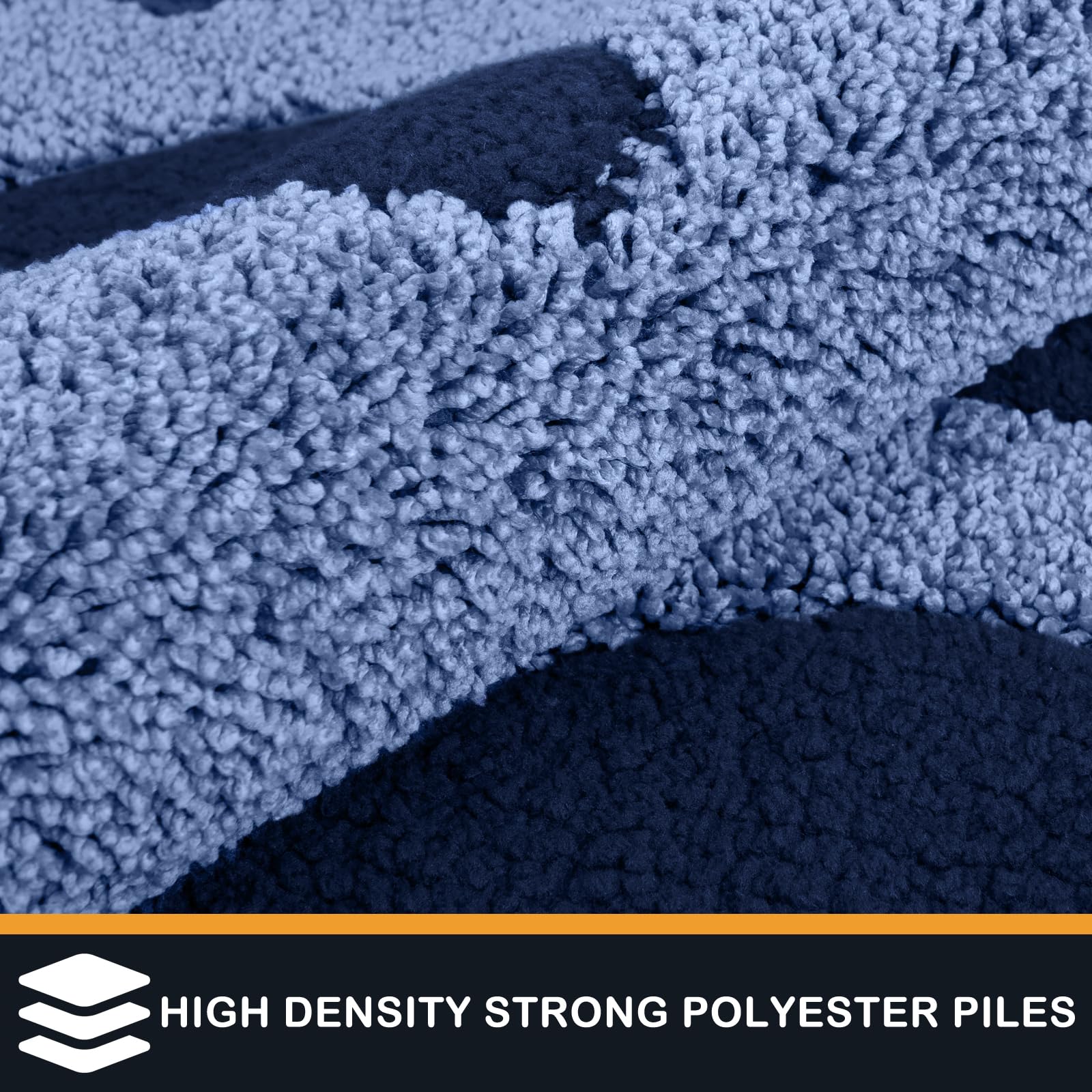 Purrugs Dirt Trapper Door Mat 24' X 35.5', Non-Skid/Slip Machine Washable Microfiber Entryway Rug, Dog Door Mat, Super Absorbe