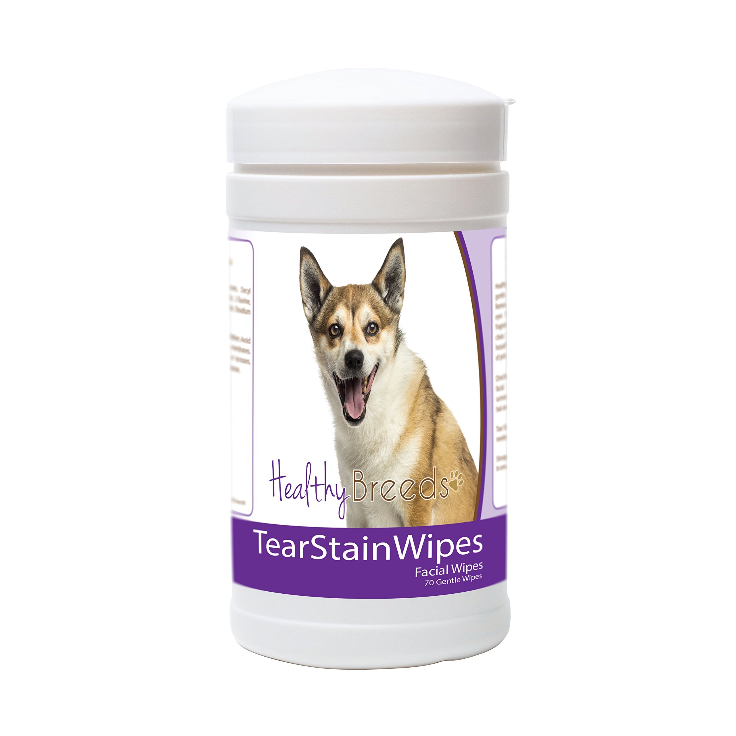 Healthy Breeds Norwegian Lundehund Tear Stain Wipes 70 Count