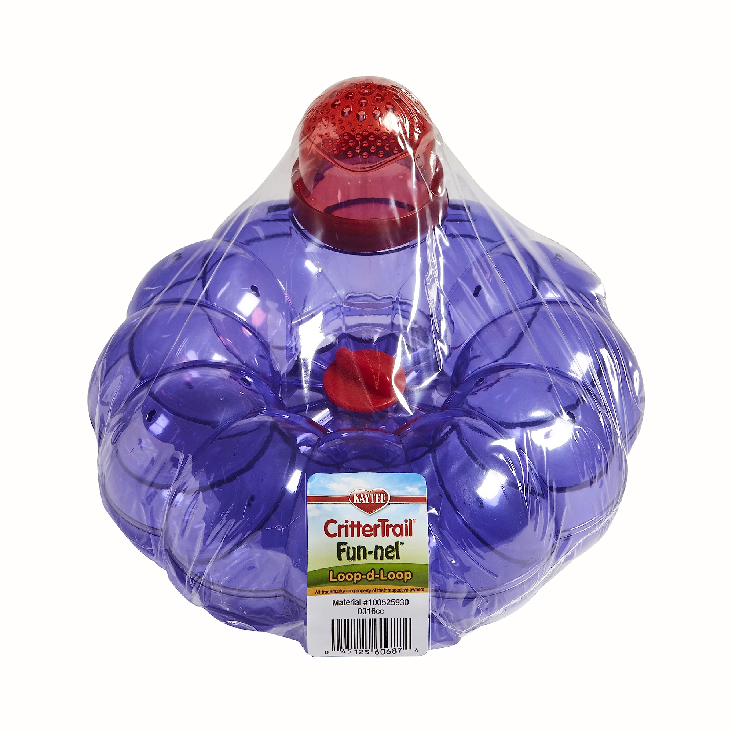 Kaytee Crittertrail Fun-Nel Loop-D-Loop Small Animal Habitat Tubes