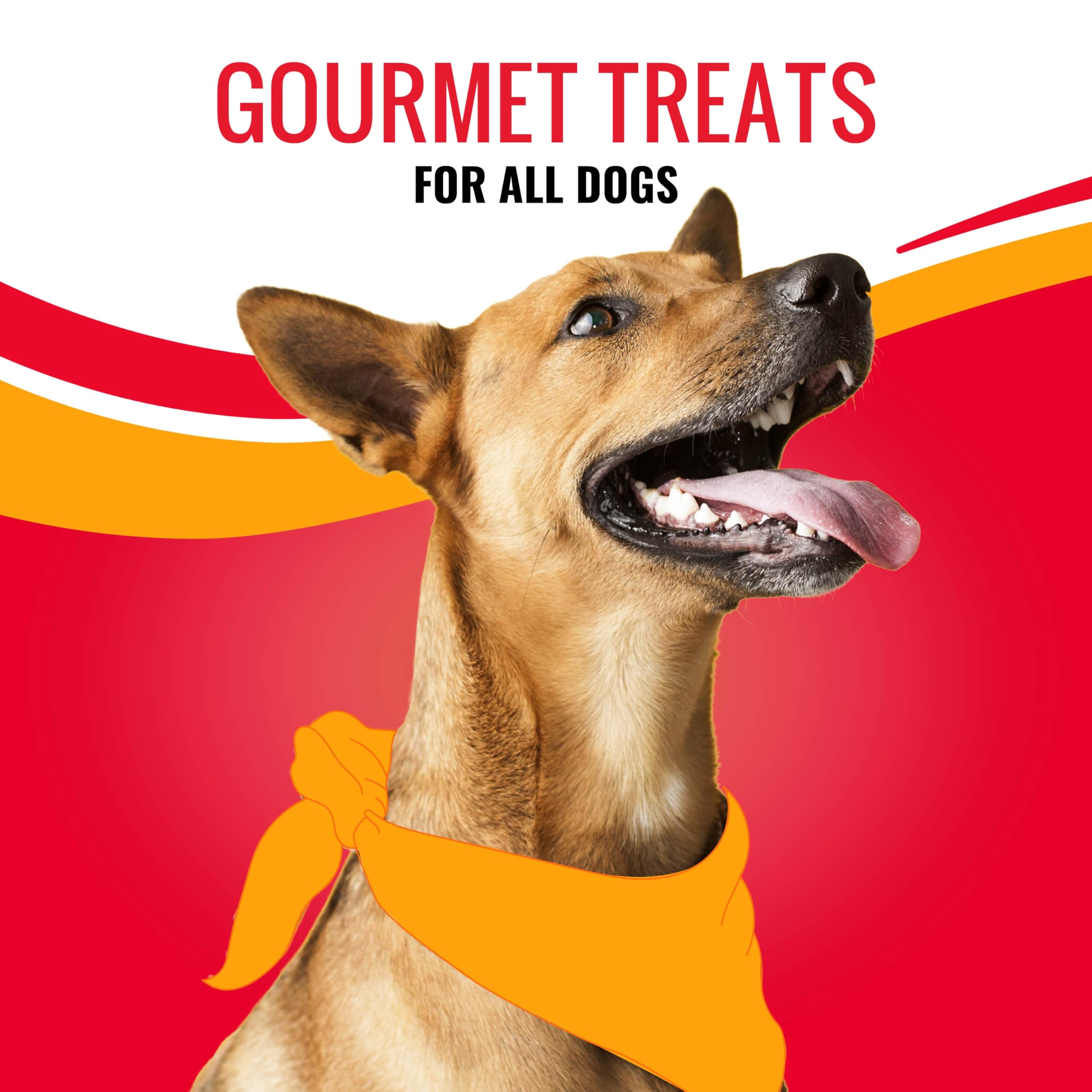 Good n Tasty Triple Flavor Snap EMS Gourmet Treats Variety Pack for All Dogs, 15 Count, Reward or Training Treat Made with Rea