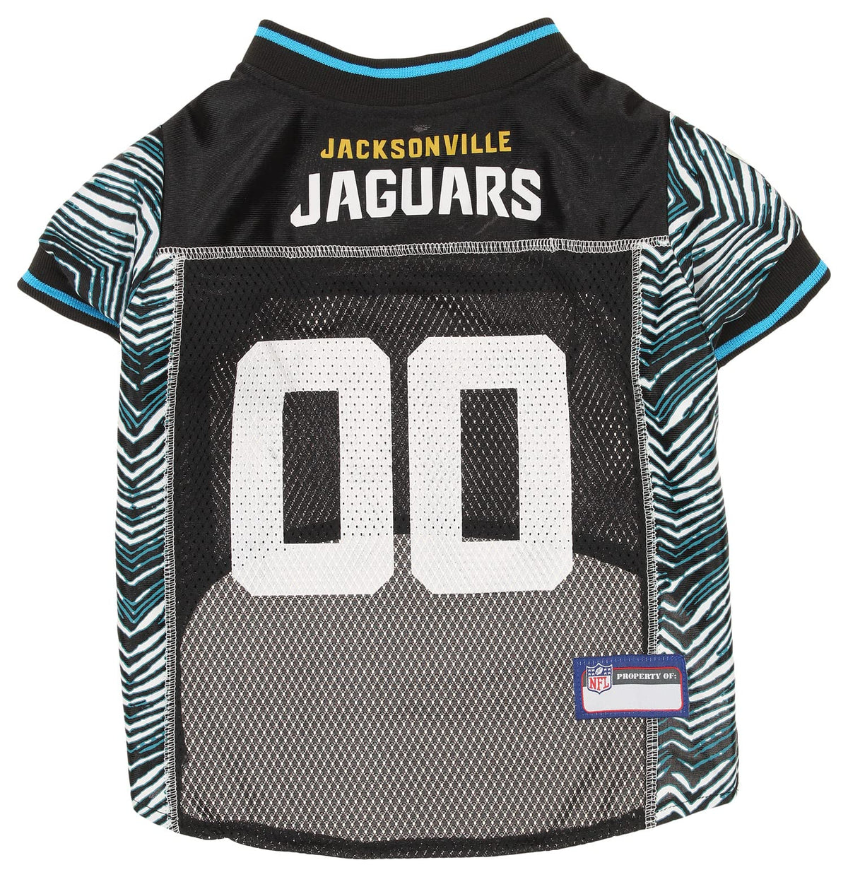 Zubaz Nfl Team Pet Jersey For Dogs, Jacksonville Jaguars, Medium