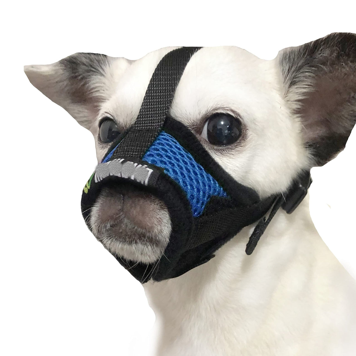 Moiilavin Dog Muzzle For Small Dogs Xs For Grooming Barking Chewing, Barkless Soft Mesh Muzzles To Prevent Eating Poops,Best For