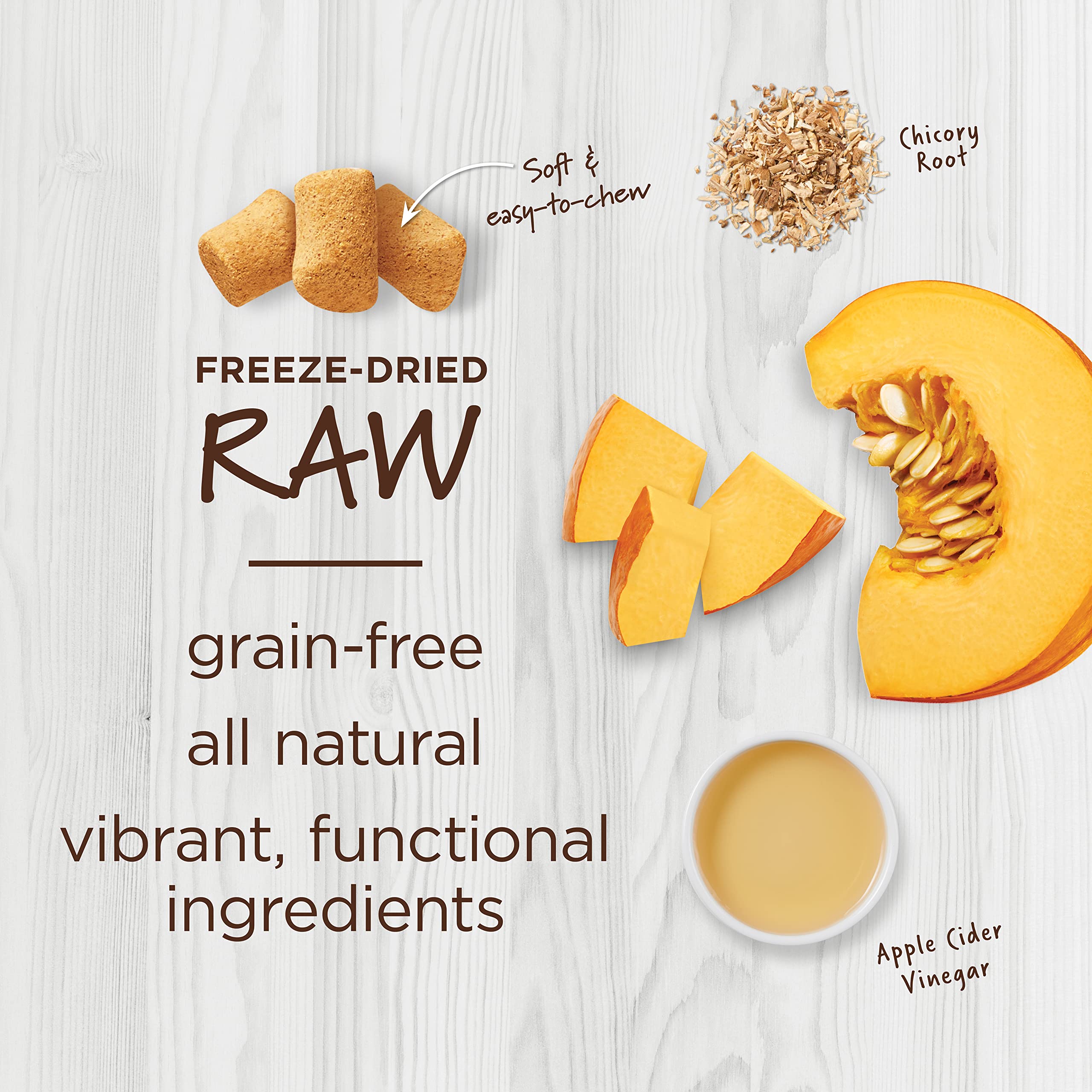 Instinct Raw Boost Mixers, Freeze Dried Cat Food Toppers with Functional Ingredients, Grain Free, Real Chicken - Digestive Healt