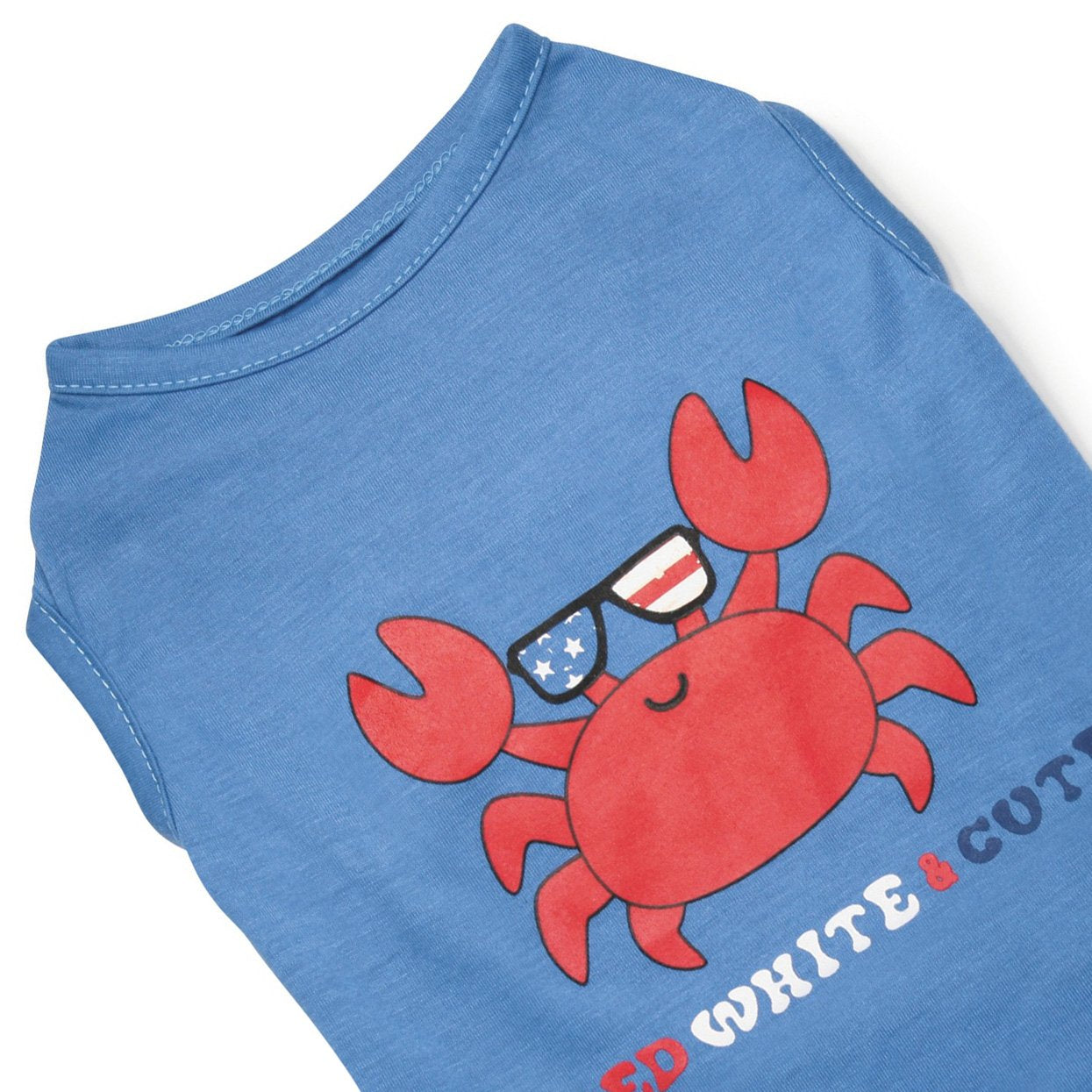 Zack & Zoey Upf 40 Cute Tank Pet Shirt, X-Small, Red/White