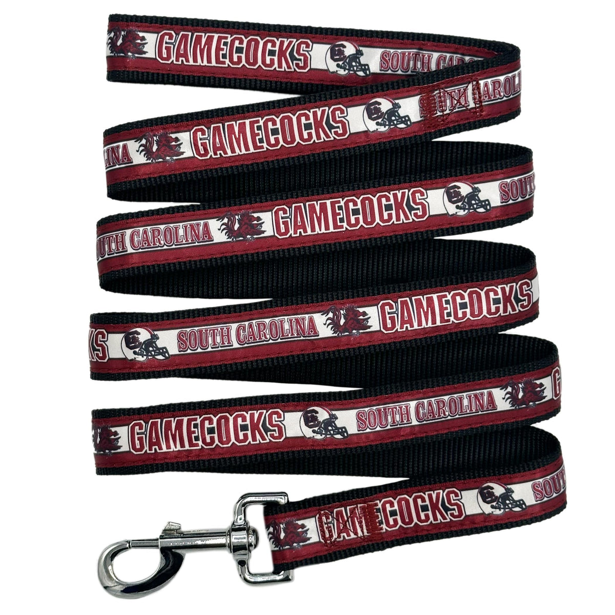 Pets First Collegiate Pet Accessories, Dog Leash, South Carolina Gamecocks, Large