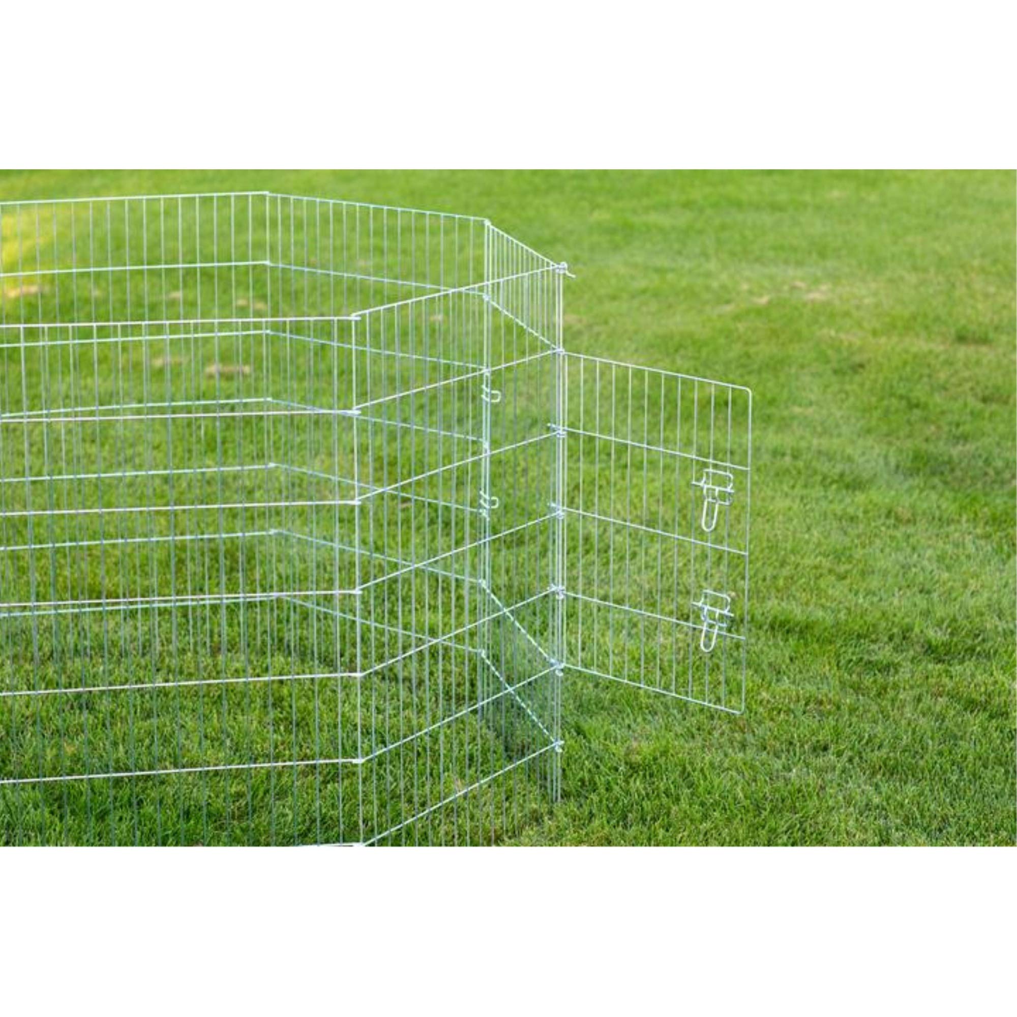 Prevue Pet Products 40142 Exercise Pen for Dogs, Silver