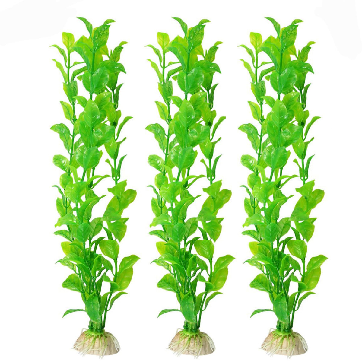 Sungrow Plastic Aquarium Plant Set, Resin Aquarium Decor, Tall Artificial Aquarium Fake Plants, Fish Tank Decorations For Tropic