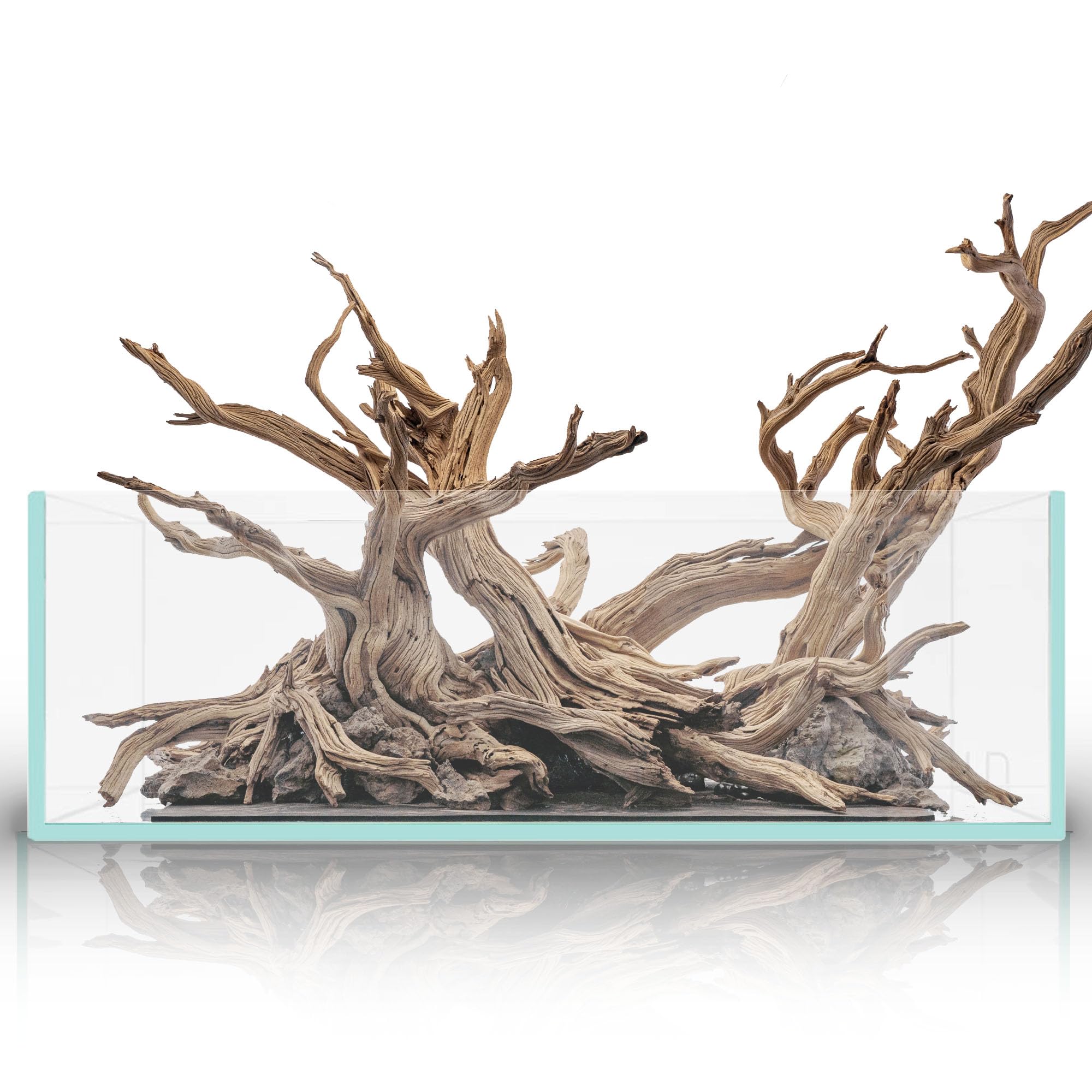 Ultum Nature Systems Ultra Clear Rimless Aquarium - Low Iron Glass Fish Tank With 45 Mitered Edges, 5Mm-15Mm Thick, Leveling Mat