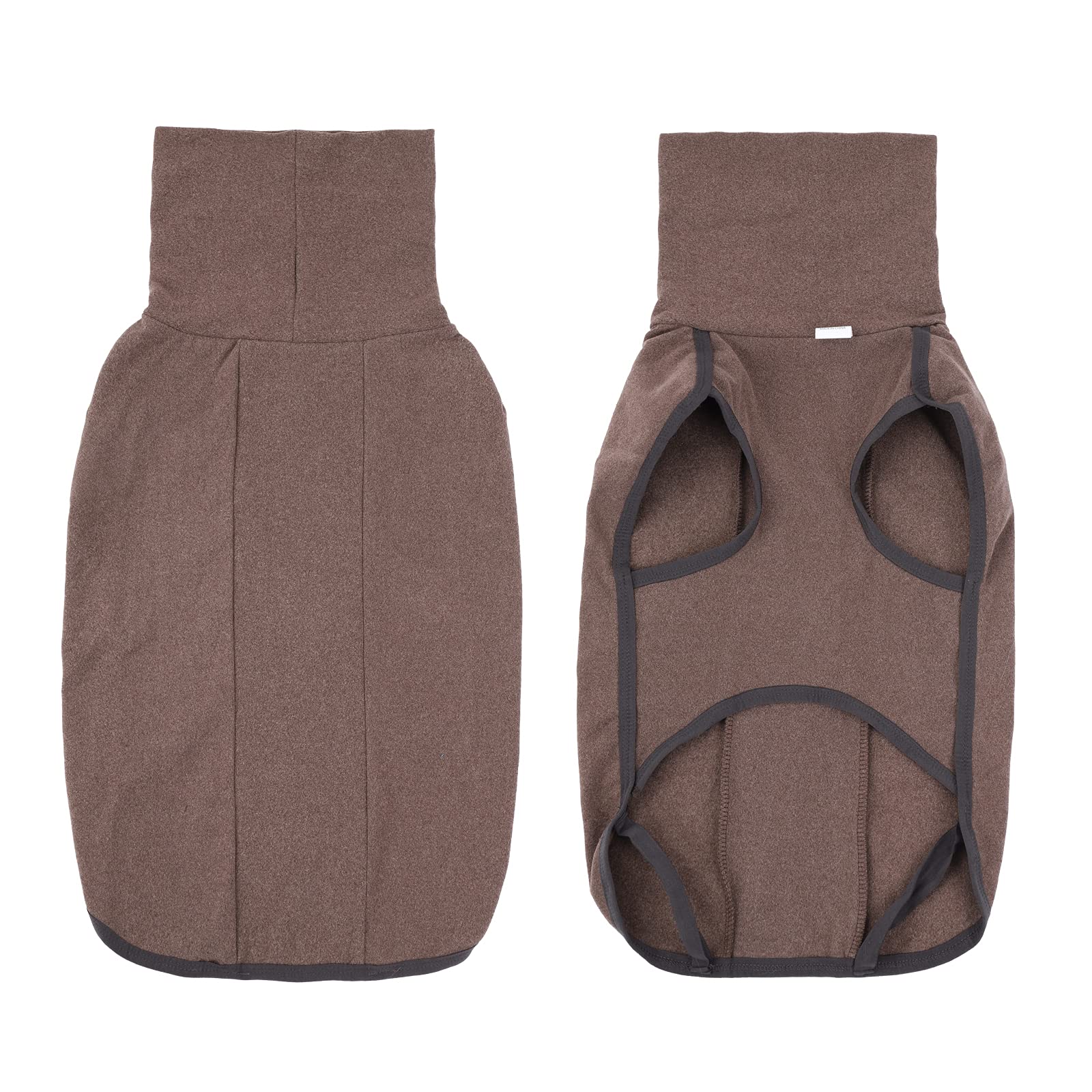 Dog Sweater Pullover Cold Weather Vest For Dogs Dog Sweatshirt & Jacket For Indoor And Outdoor Use (Medium, Brown)