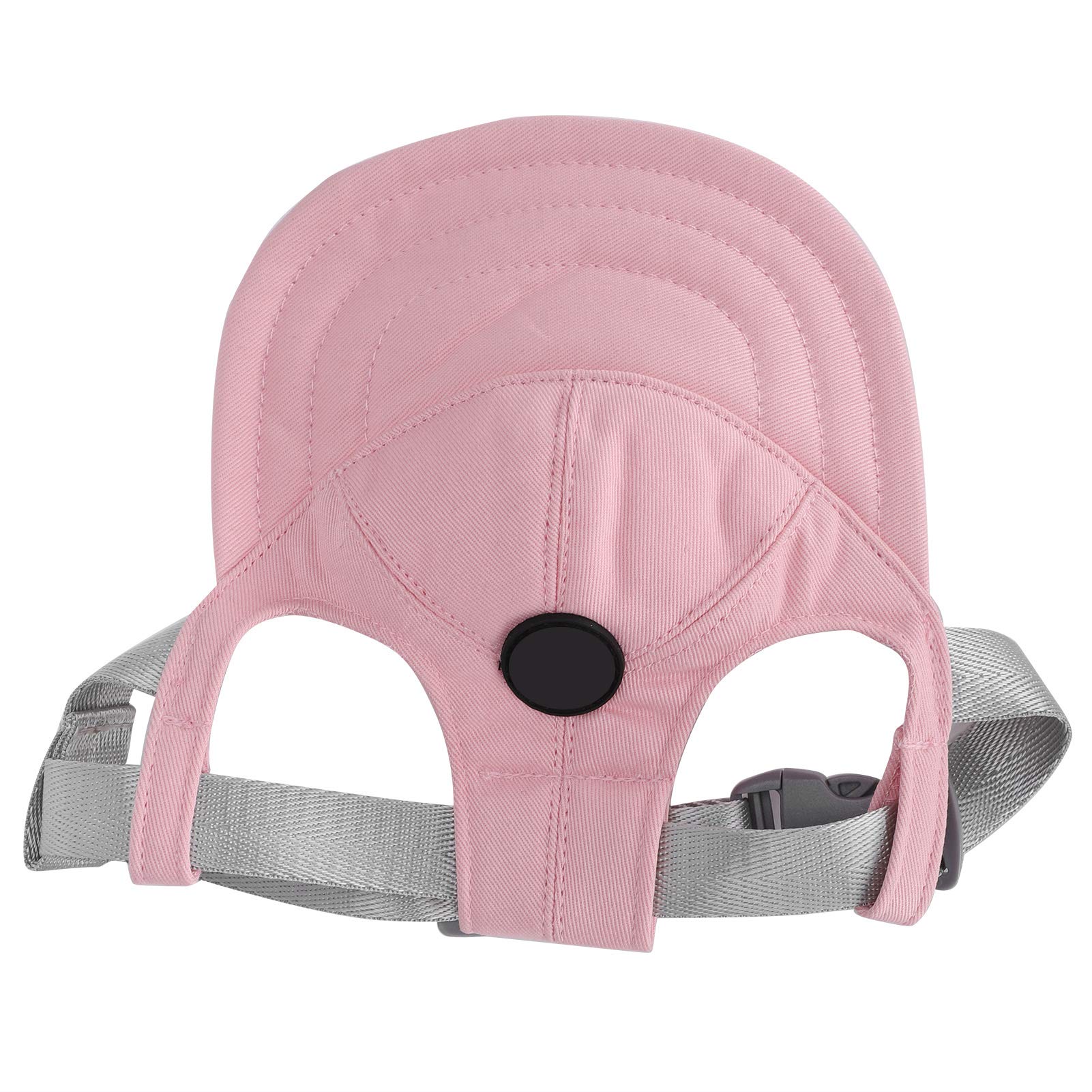 Zerodis Dog Baseball, Adjustable Dog Outdoor Sport Sun Baseball Hat Visor Sunbonnet Outfit With Ear Holes For Puppy Small Dogs(M