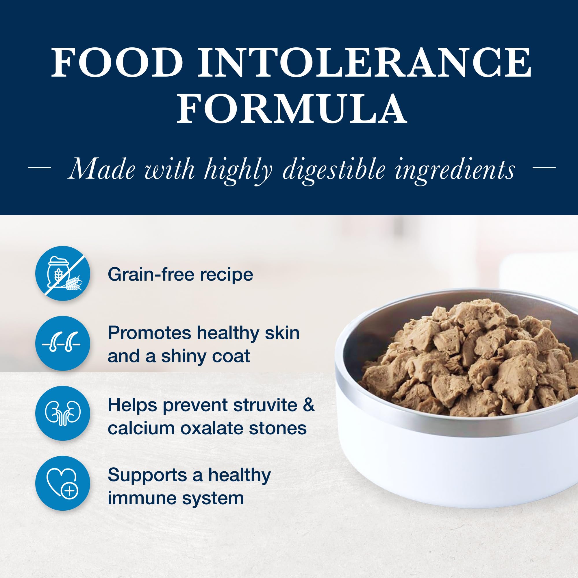 Blue Buffalo Natural Veterinary Diet HF Hydrolyzed for Food Intolerance Wet Dog Food, Veterinarian Prescription Required, Salmon