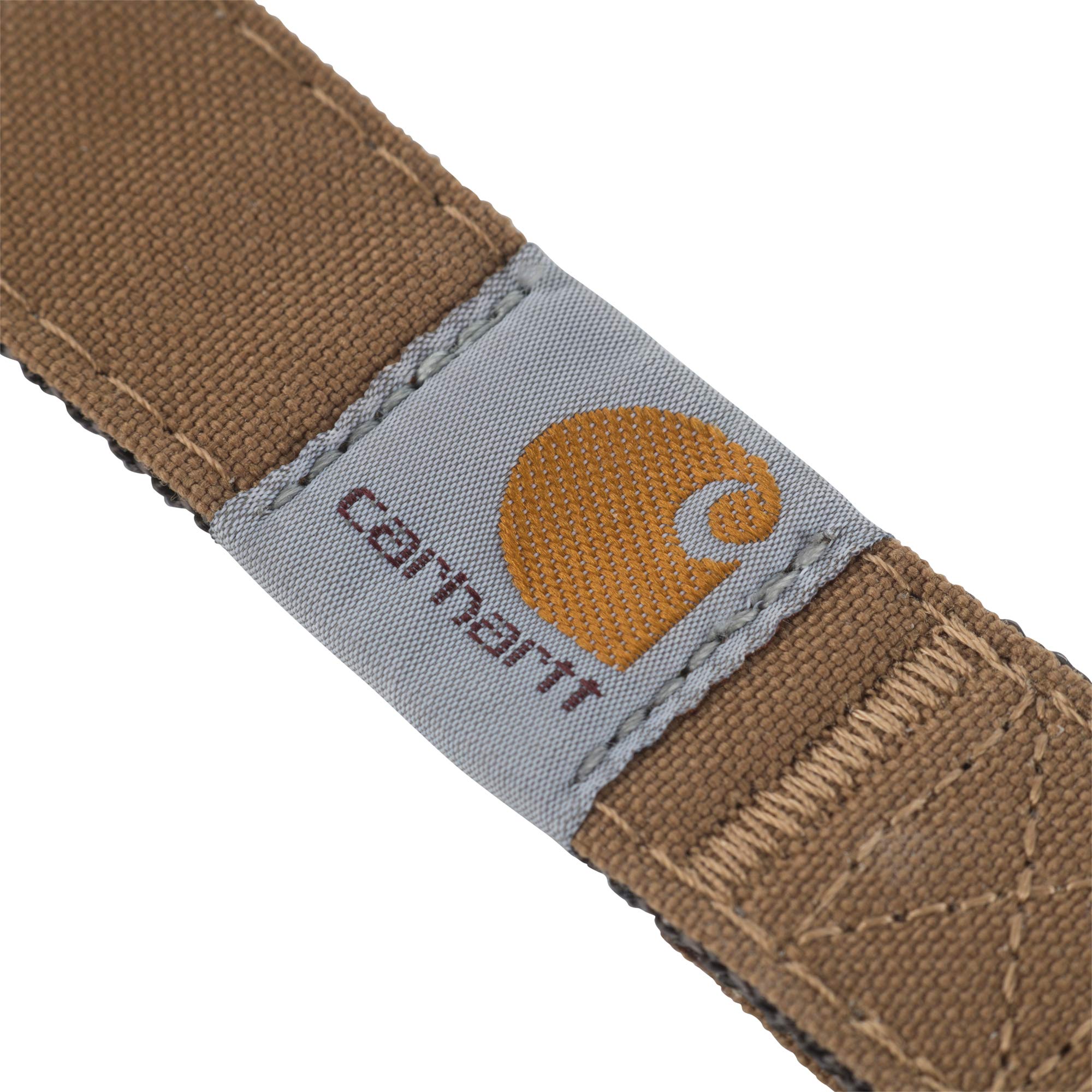Carhartt Nylon Duck Dog Leash Black/Brushed Brass, Large