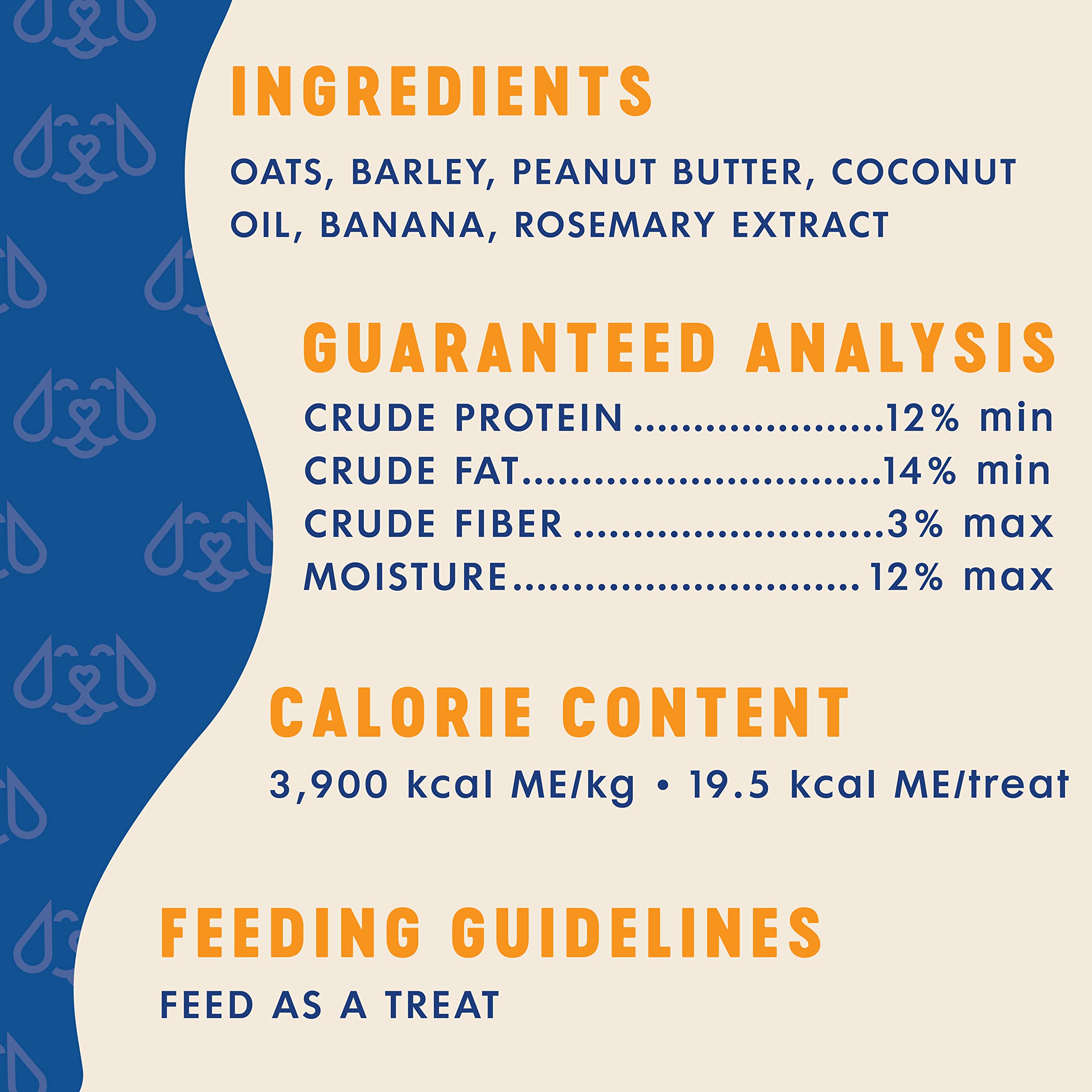 Finleys Peanut Butter & Banana Dog Biscuit Treats, All Natural, Limited Ingredient Dog Treats, 12 Ounce (Pack of 1)