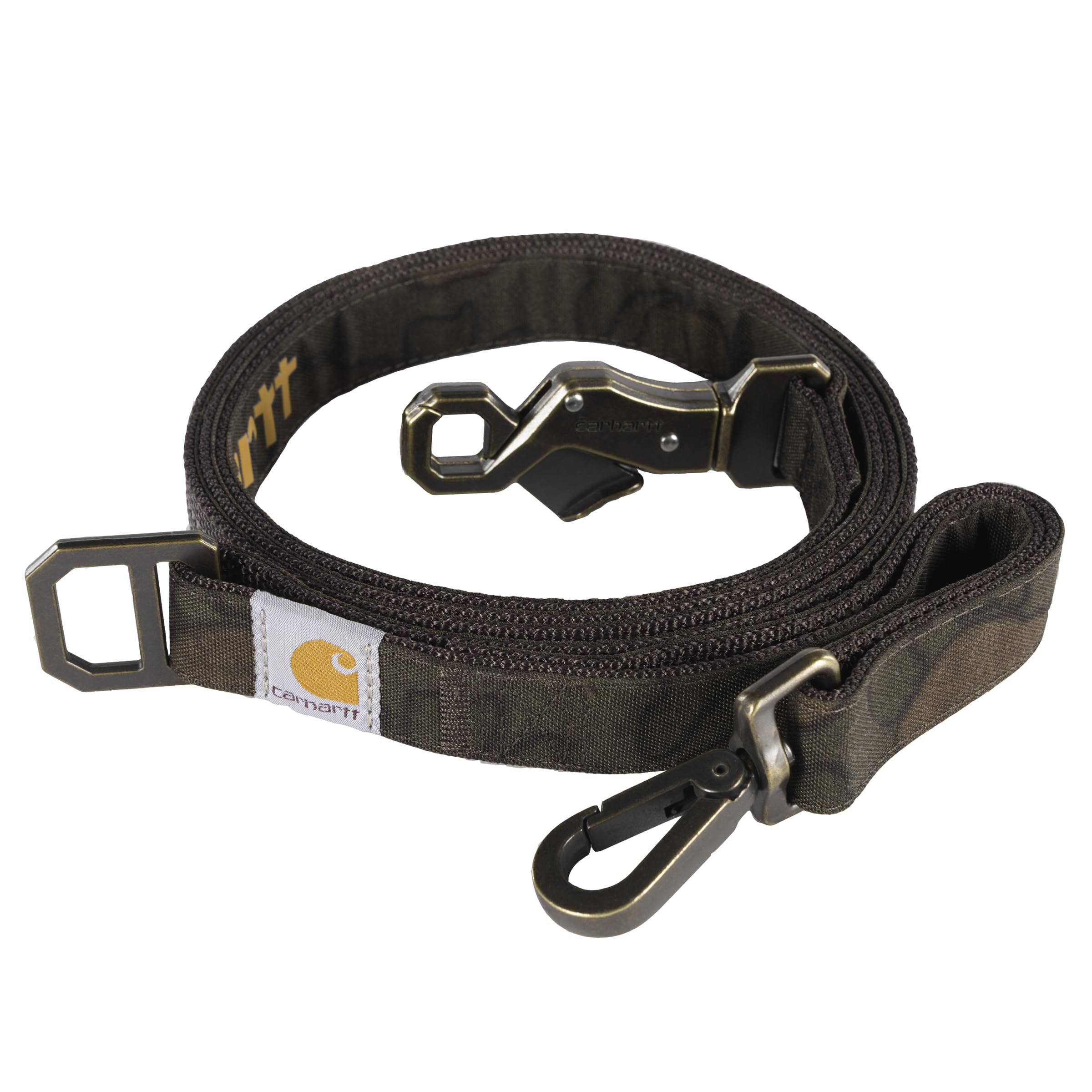 Carhartt Pet Durable Nylon Duck Leashes For Dogs, Reflective Stitching For Visibility, Duck Camo Tarmac, Large
