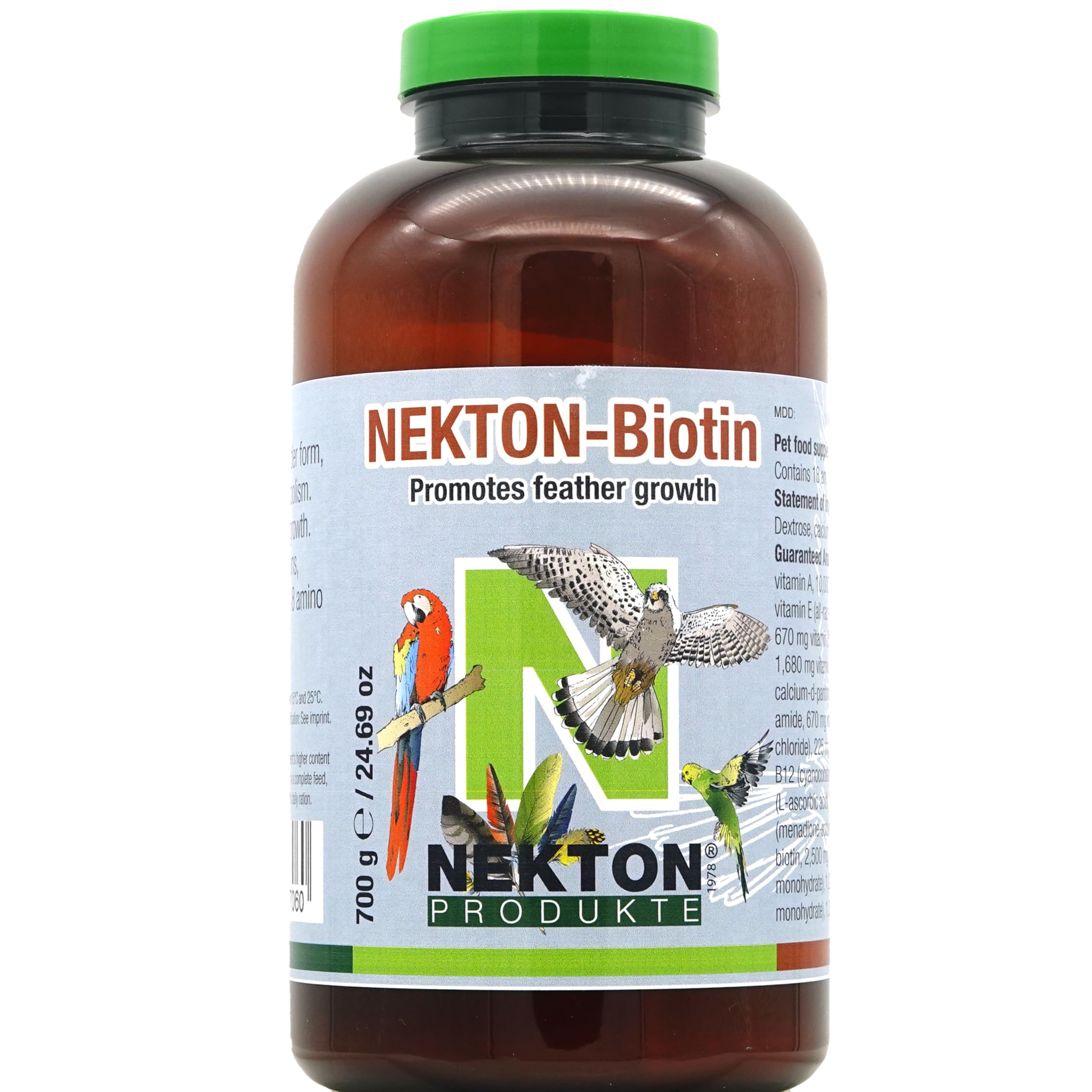 Nekton Biotin 700gm/1.54Lb Fruit for Bird Feathering