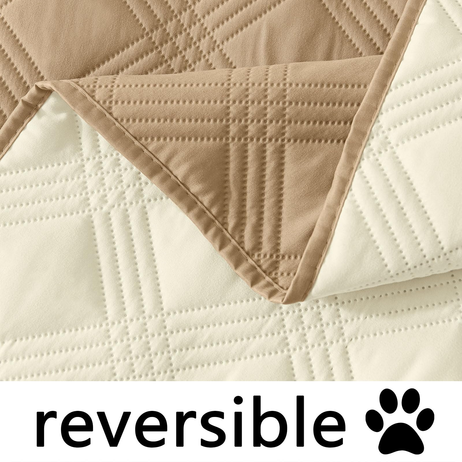 hyha Waterproof Dog Blanket, Reversible Pet Bed Blanket, Soft Sofa Couch Cover for Dogs Washable, Waterproof Pet Couch Covers fo