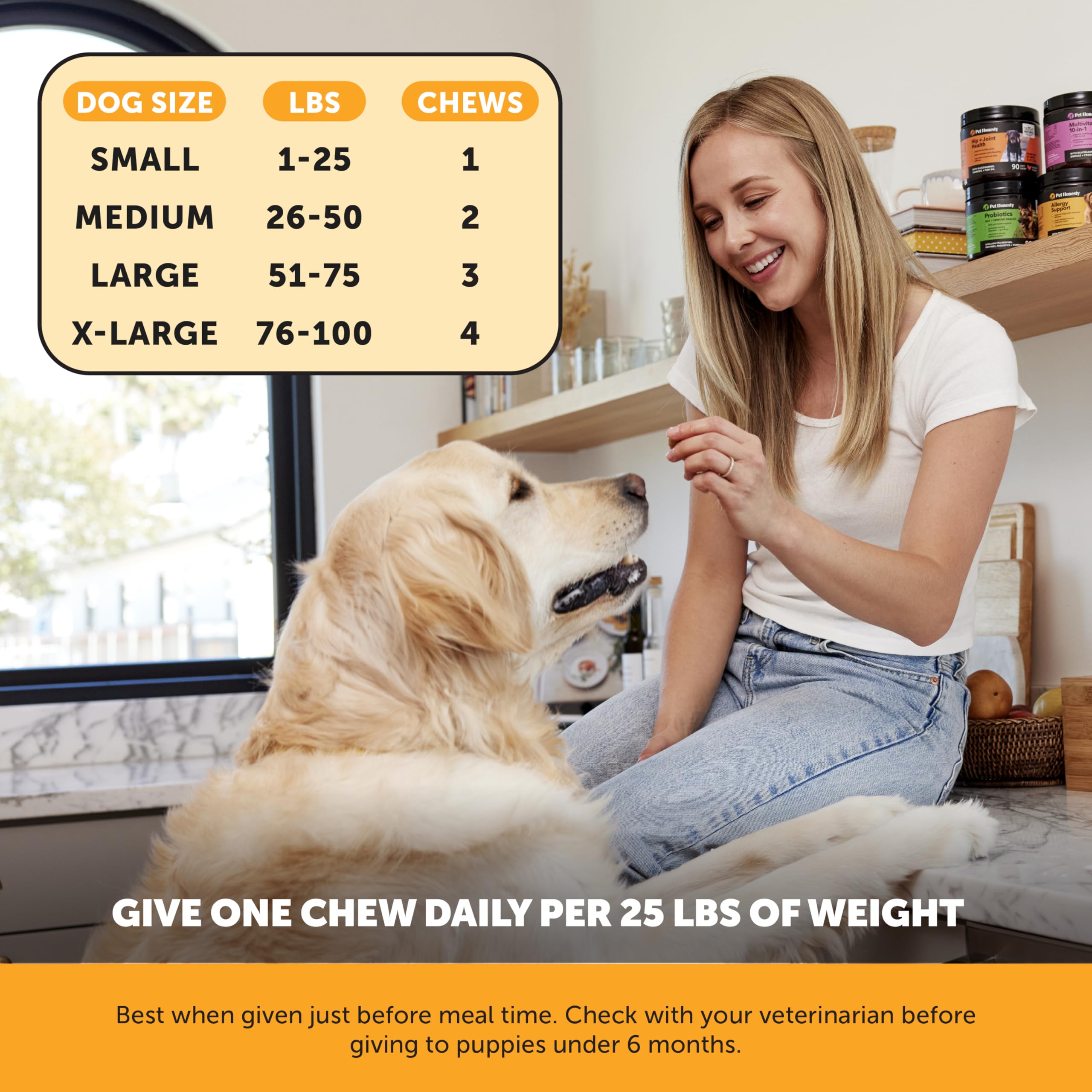 Pet Honesty Dog Allergy & Itch Relief - Advanced Itch Supplement with Probiotics for Dogs - Immune Support & Skin Relief for Sea