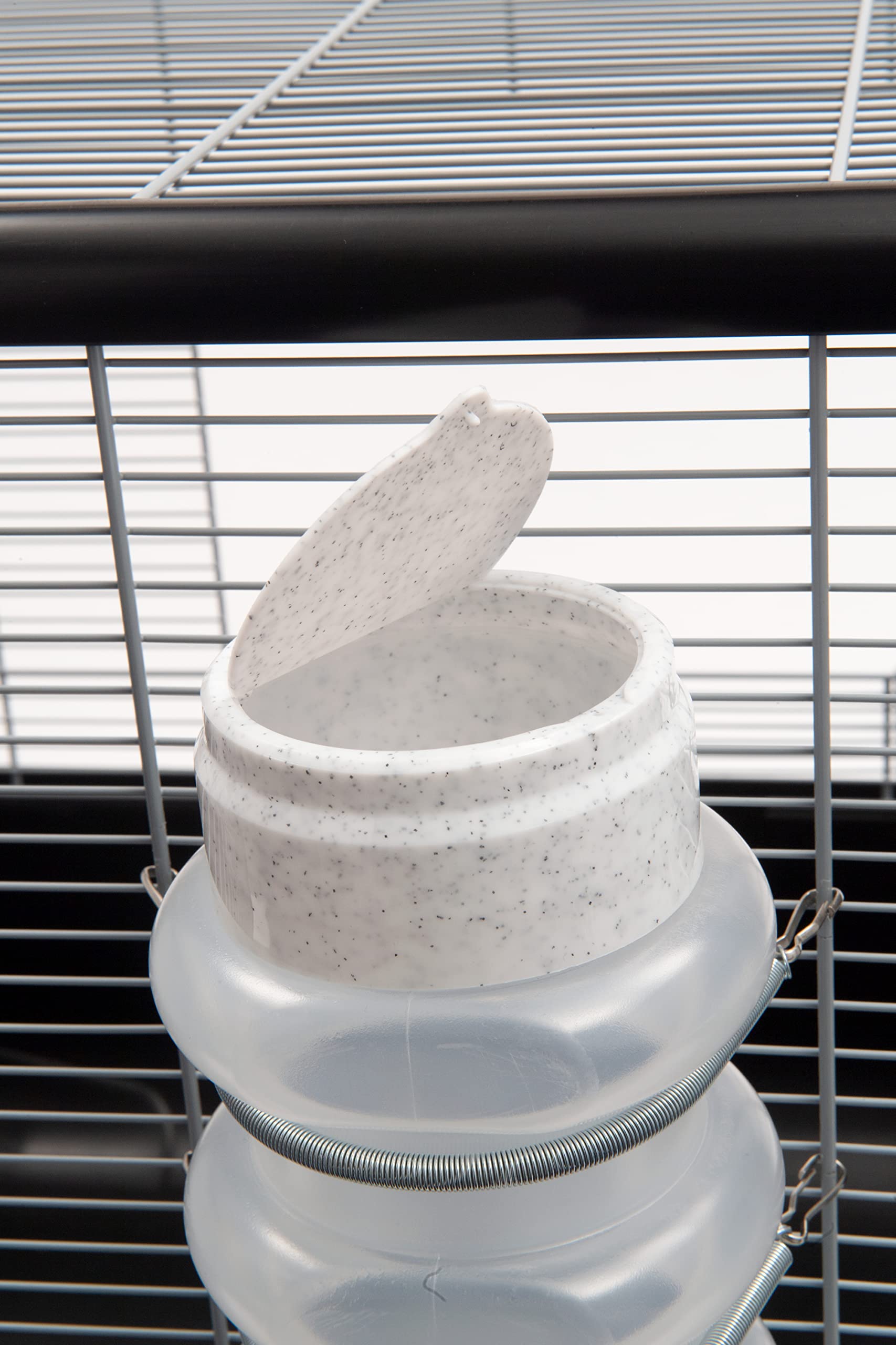 Lixit Top Fill No Drip Water Bottles For Rabbits, Ferrets, Hamsters, Guinea Pigs, Rats, Chinchillas And Other Small Animals (44 Ounce, Granite)