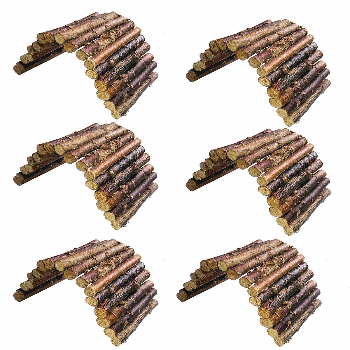 Hamster Bridge Rat Ladder Wooden Bridge Toy For Small Animals Cage Wood Ladder Natural Hideout For Guinea Pig Chinchilla Ferret 