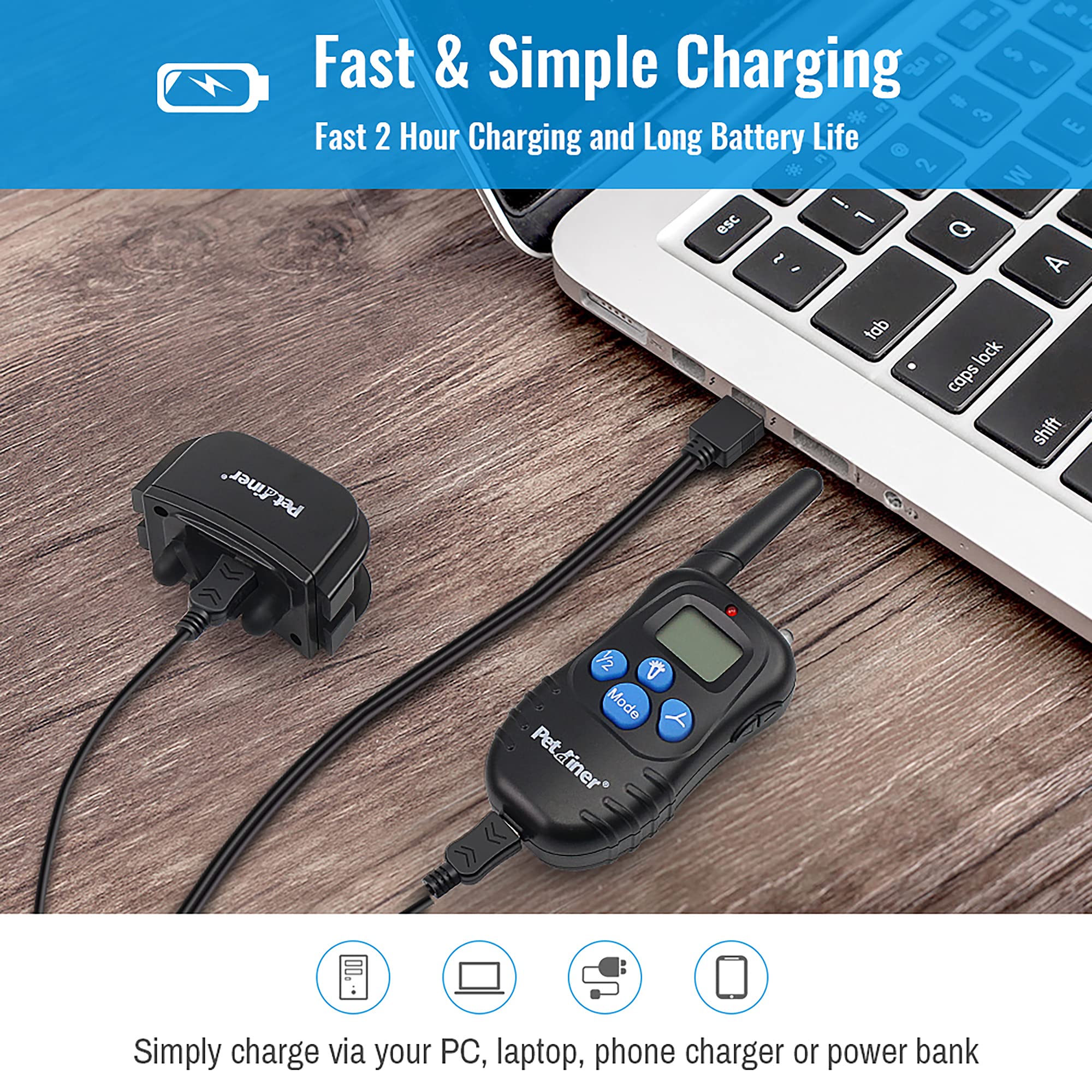 Petrainer Pet998Drb2 Dog Training Collar With Remote For 2 Dogs, Rechargeable Waterproof Dog Remote Collar With Beep, Vibration