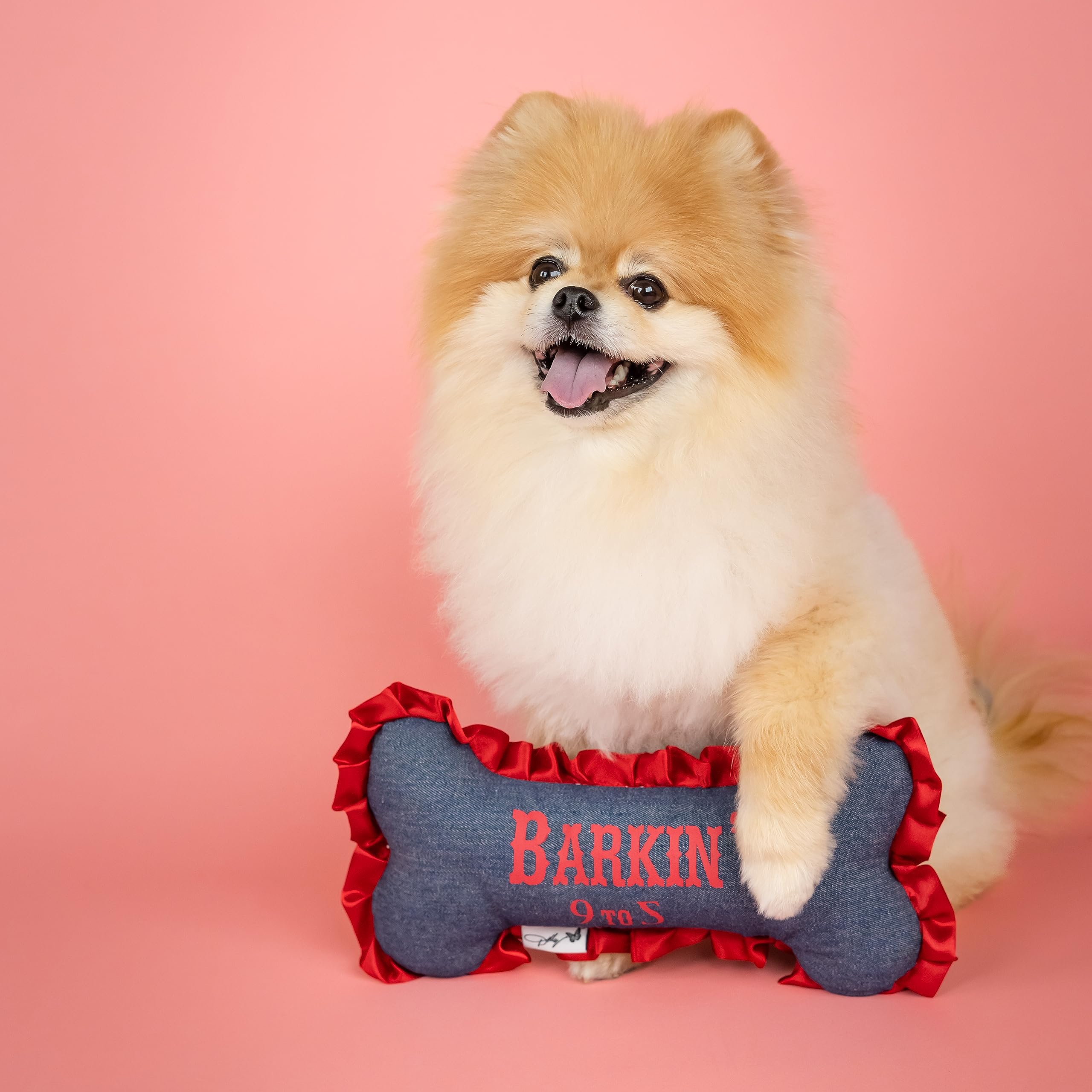 Doggy Parton Plush Dog Toys Collection - Barking' 9 To 5